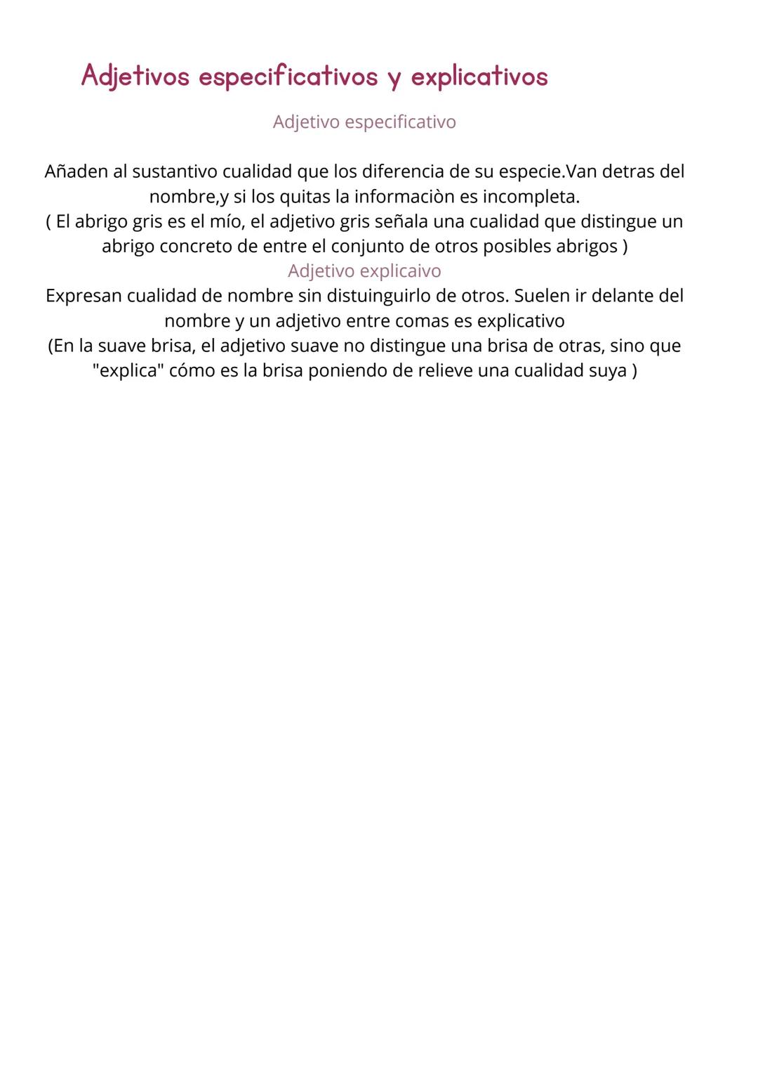# Categorias
gramaticales

TIPOS DE PALABRAS # Palabras variables

Cuales son?

Que los diferencia.

Mas diferencias

*   Sustantivo
*   Adj