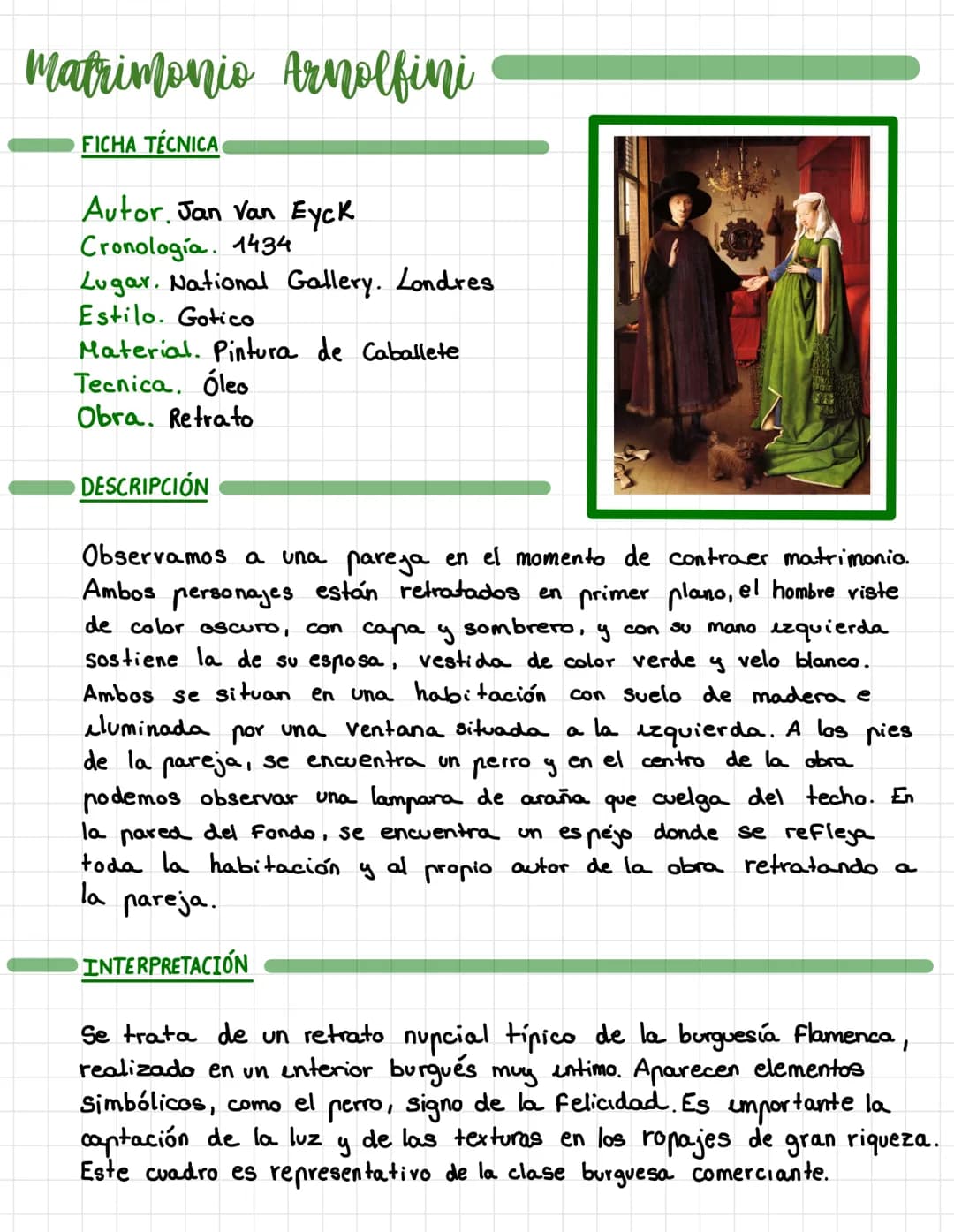 
<h2 id="fichatcnica">FICHA TÉCNICA</h2>
<ul>
<li><strong>Autor:</strong> Jan Van Eyck</li>
<li><strong>Cronología:</strong> 1434</li>
<li><