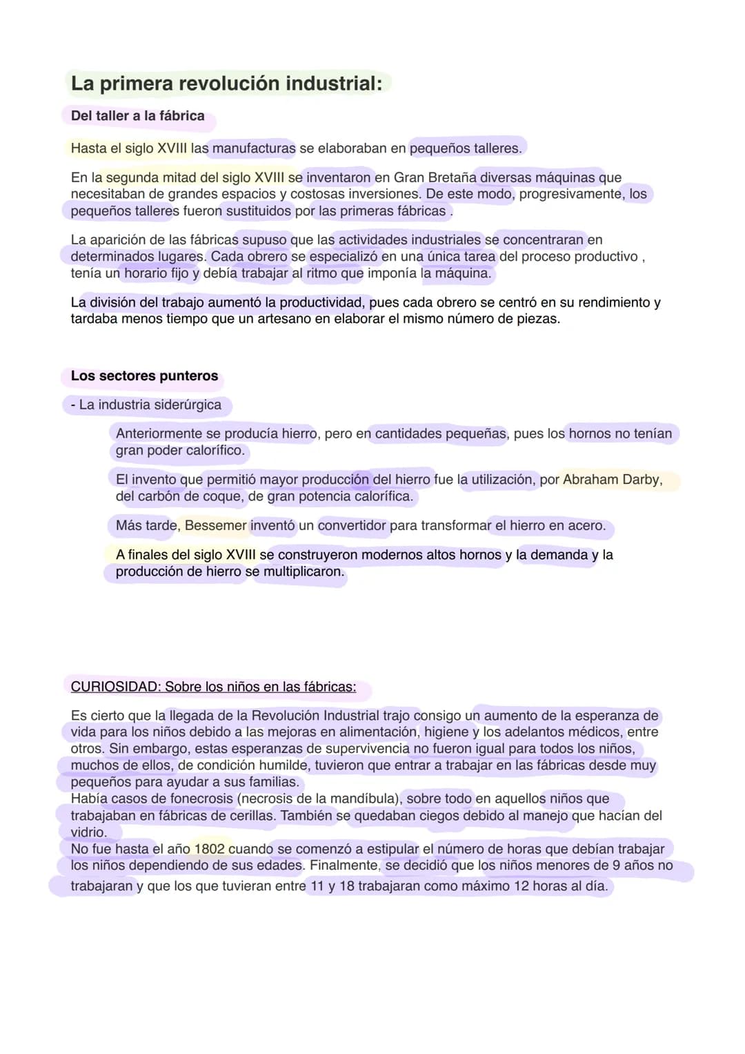 
<p>La Revolución Industrial fue el resultado de un conjunto de cambios económicos y tecnológicos que se produjeron por primera vez en Gran 