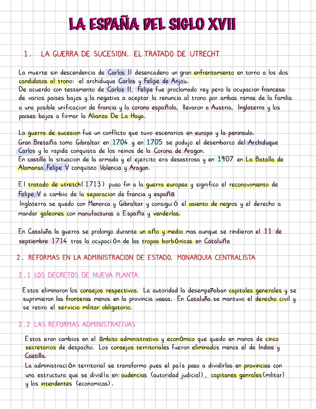 Resumen La España del sXVII