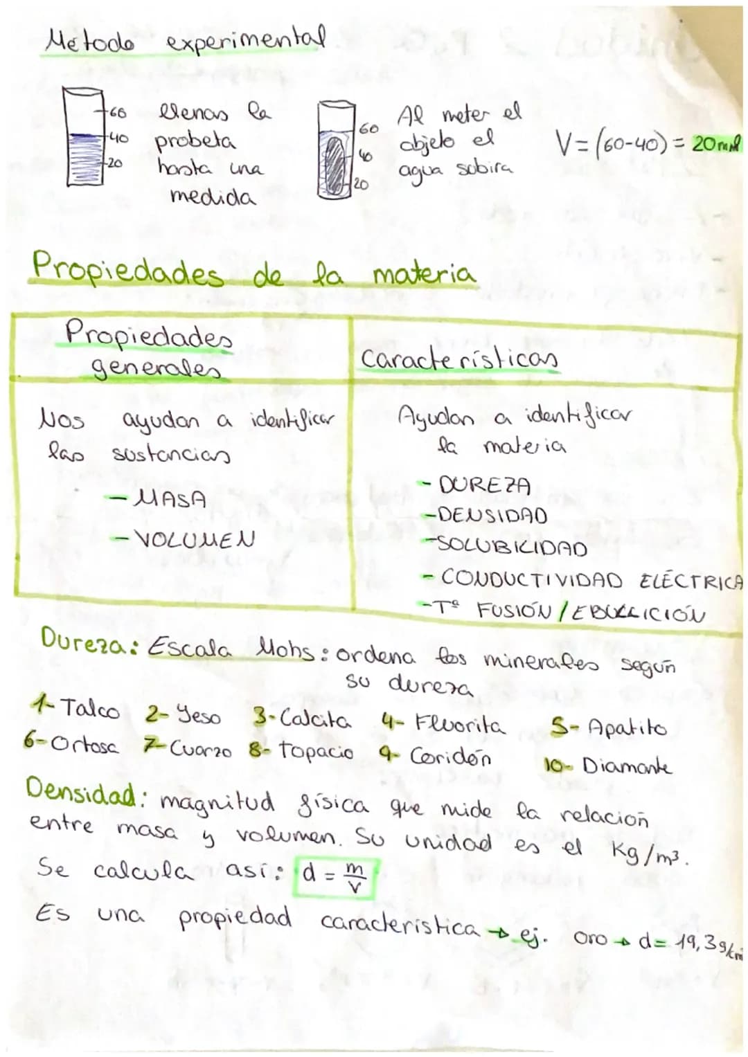 Unidad 2 FyQ la materia y
sus propiedades
Materia
-Lo que nos rodea
·Vivo, inerle
-Tiene propiedades generales-volumen
тя
y volumen
ما
masa

