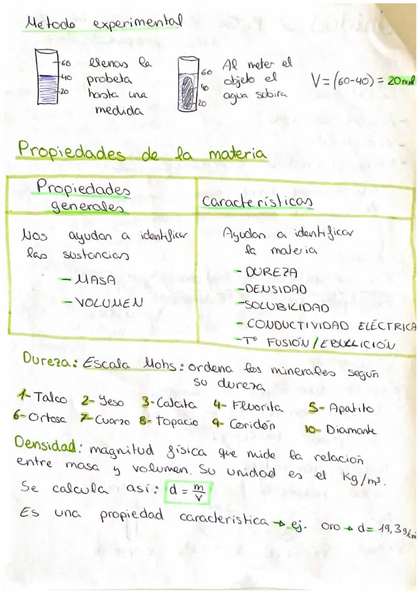 Unidad 2 FyQ la materia y
sus propiedades
Materia
-Lo que nos rodea
·Vivo, inerle
-Tiene propiedades generales-volumen
тя
y volumen
ما
masa
