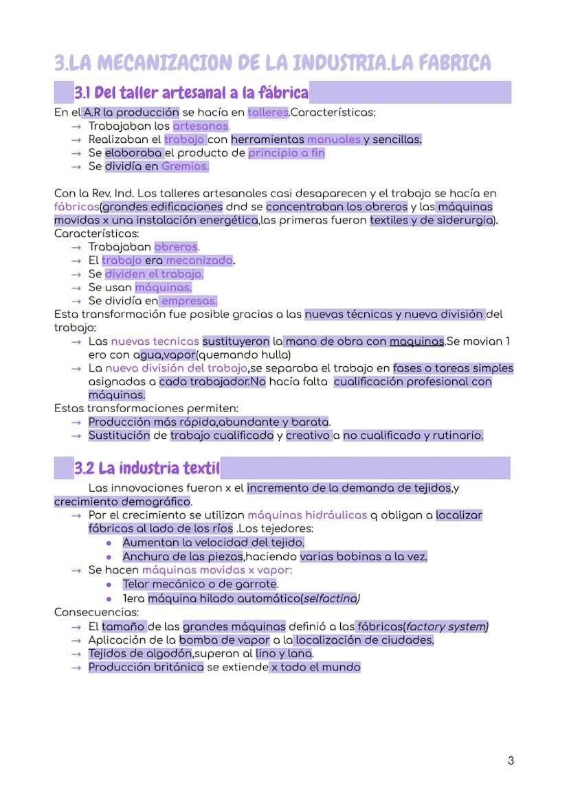 La revolución industrial
1.LAS BASES DE LA REV. IND. EN UK (I)
1.1 El concepto de Revolución Industrial
Industrialización:es el proceso x el