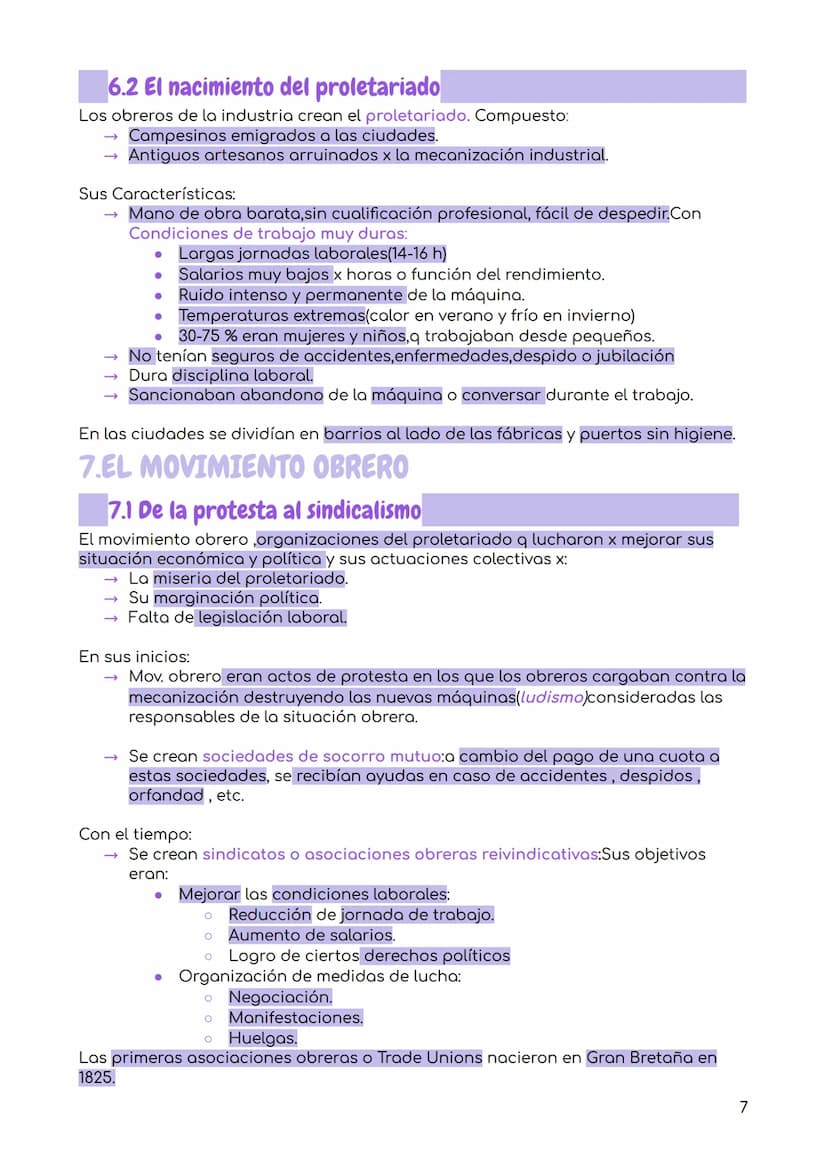 La revolución industrial
1.LAS BASES DE LA REV. IND. EN UK (I)
1.1 El concepto de Revolución Industrial
Industrialización:es el proceso x el