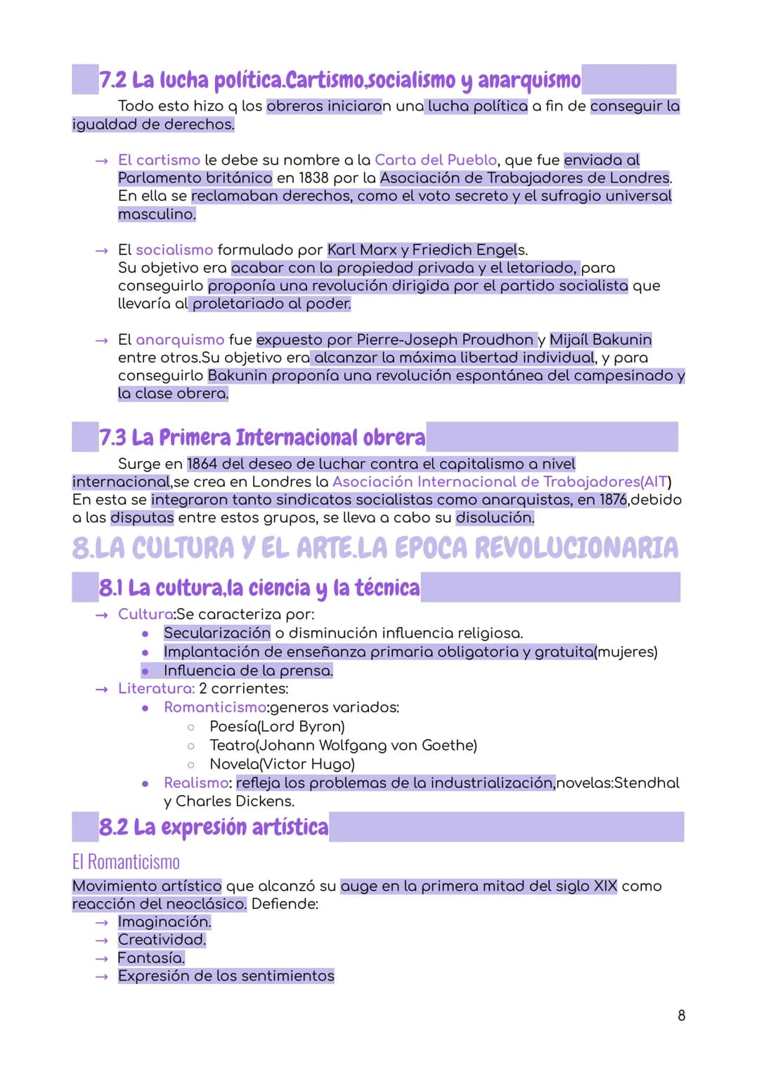 La revolución industrial
1.LAS BASES DE LA REV. IND. EN UK (I)
1.1 El concepto de Revolución Industrial
Industrialización:es el proceso x el