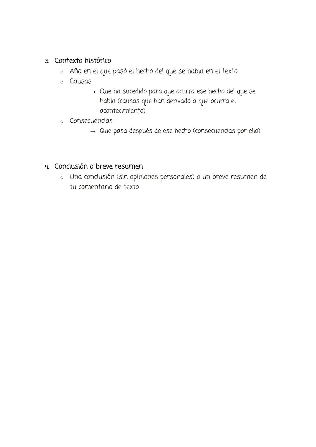 # COMO HACER UN COMENTARIO DE TEXTO

Para hacer un comentario de texto hay que seguir los siguientes 4 pasos:

1. Localización

*   Tipo de 