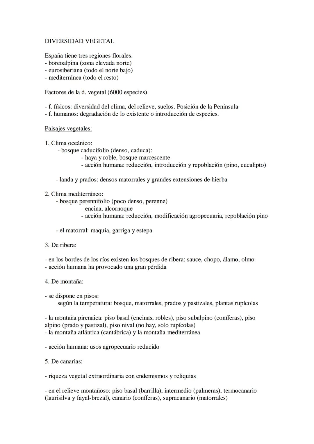 T-3. LA DIVERSIDAD HÍDRICA, VEGETAL Y EDÁFICA
1. DIVERSIDAD HÍDRICA
Ríos están condicionados por:
El relieve y topografía, el roquedo (perme