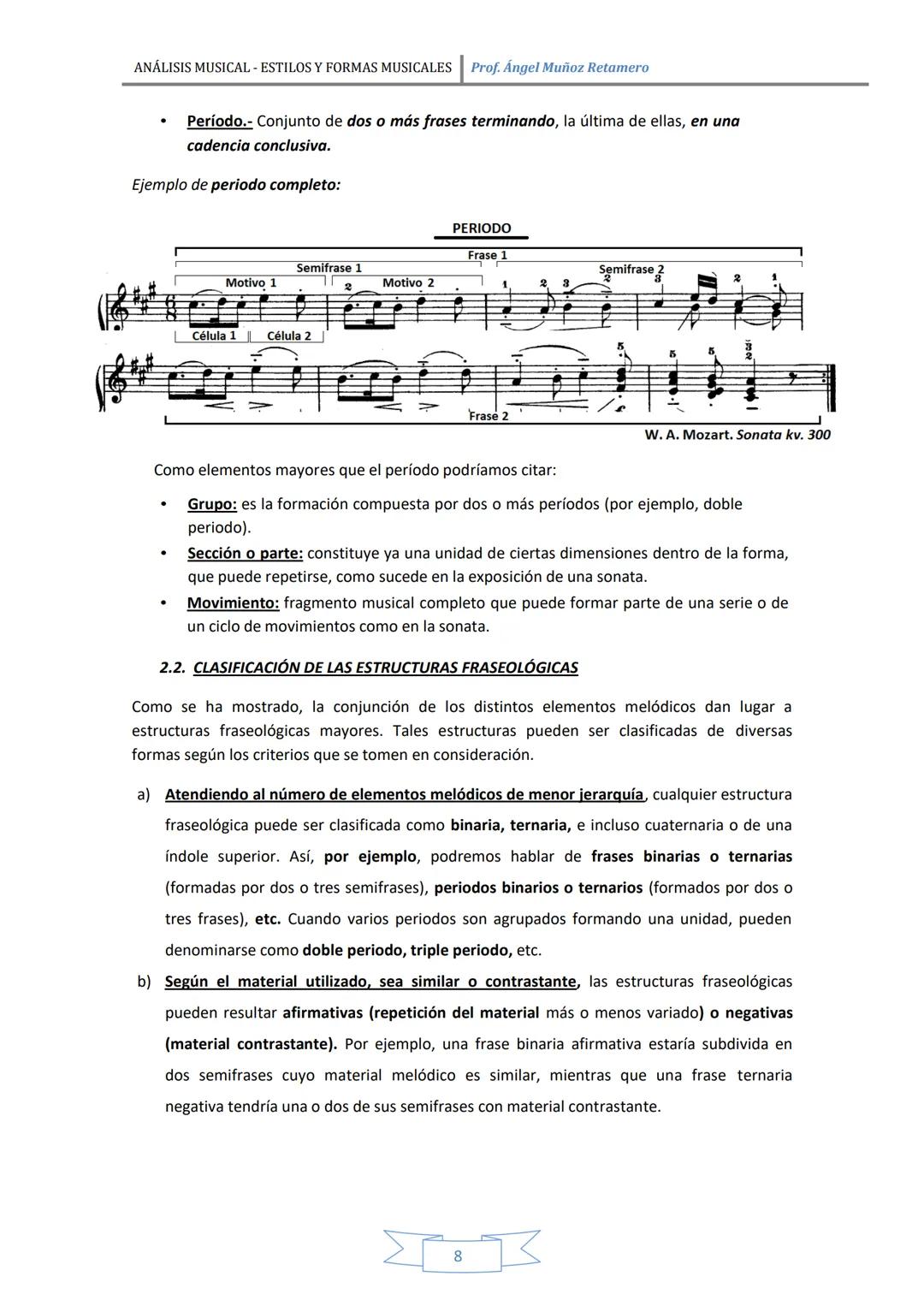 ANÁLISIS MUSICAL - ESTILOS Y FORMAS MUSICALES Prof. Ángel Muñoz Retamero
CAPÍTULO 1: CONCEPTOS GENERALES
EL ANÁLISIS...
LOS GÉNEROS MUSICALE