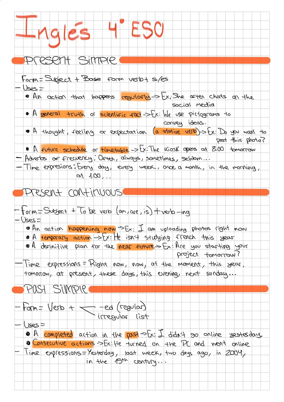 Learn Time Expressions: Present Continuous, Past Simple, and More!