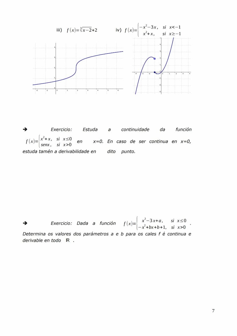 Unidade 2 Derivada dunha función.
2.1.- Definición de derivada dunha función nun punto.
Dada unha función f, a taxa de variación media de f 