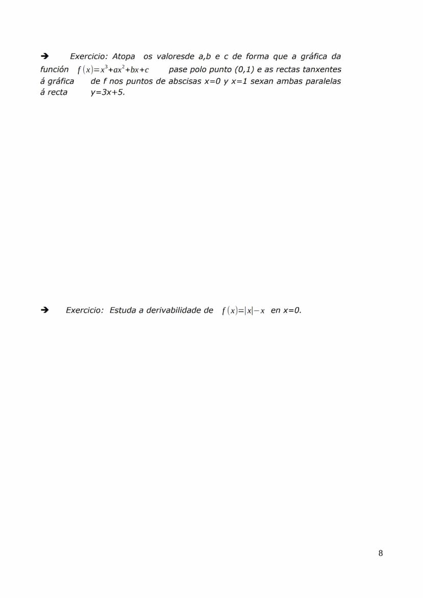 Unidade 2 Derivada dunha función.
2.1.- Definición de derivada dunha función nun punto.
Dada unha función f, a taxa de variación media de f 