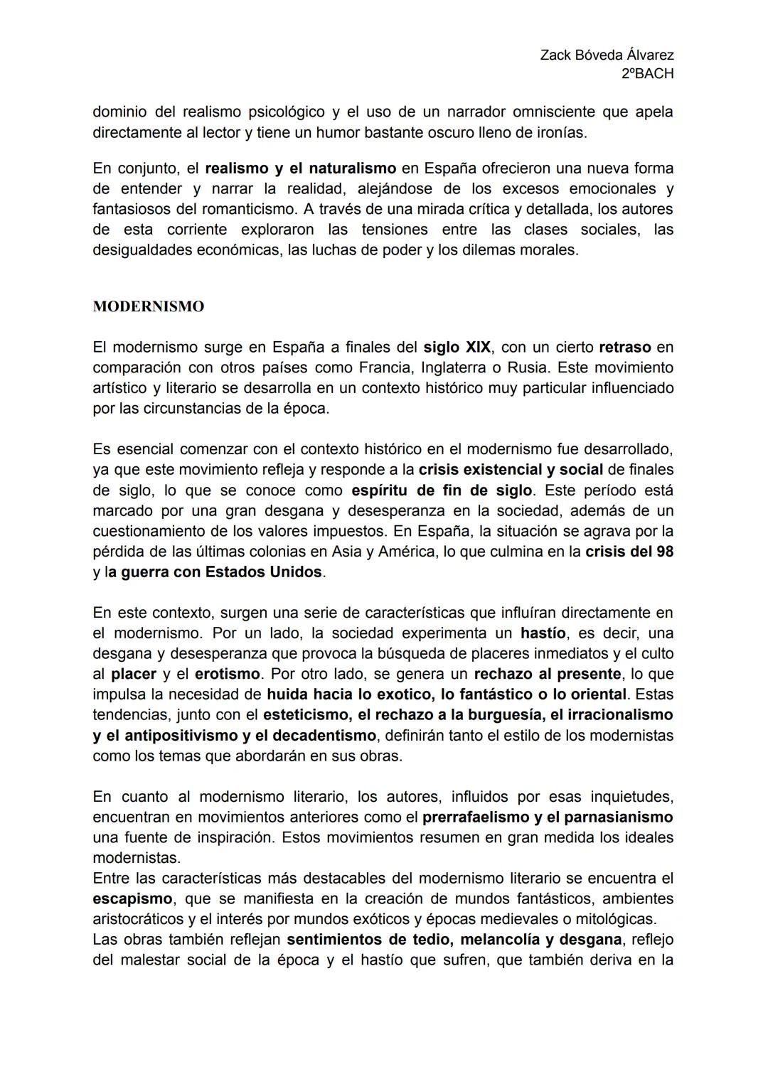 Zack Bóveda Álvarez
2°BACH

LENGUA CASTELLANALiteratura del primer exámen

REALISMO

El realismo español surge a mediados del siglo XIX. Est