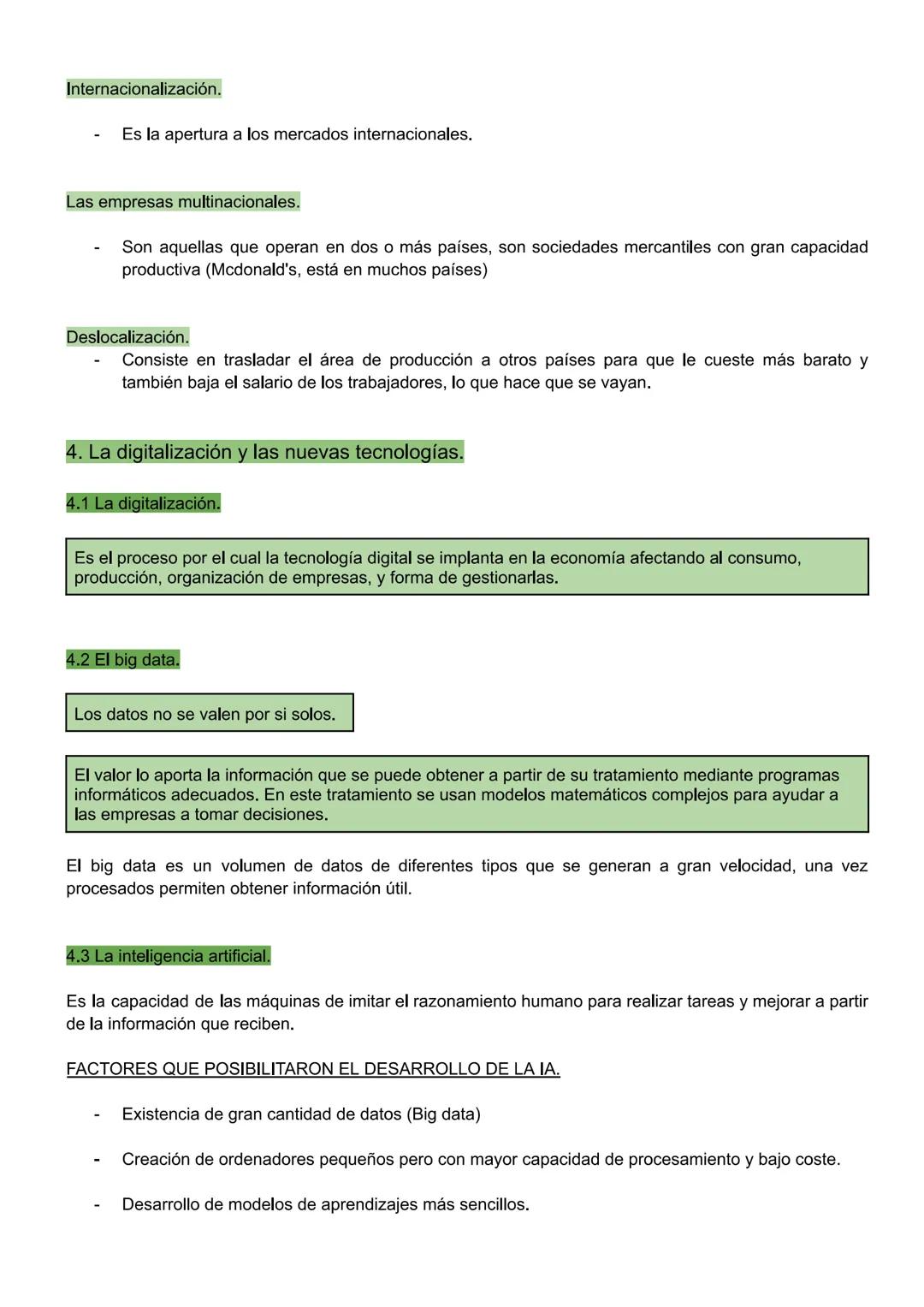 ECONOMIA
1. LA EMPRESA Y EL ENTORNO.
Las empresas representan al sector privado, son las responsables de la producción de
bienes y servicios