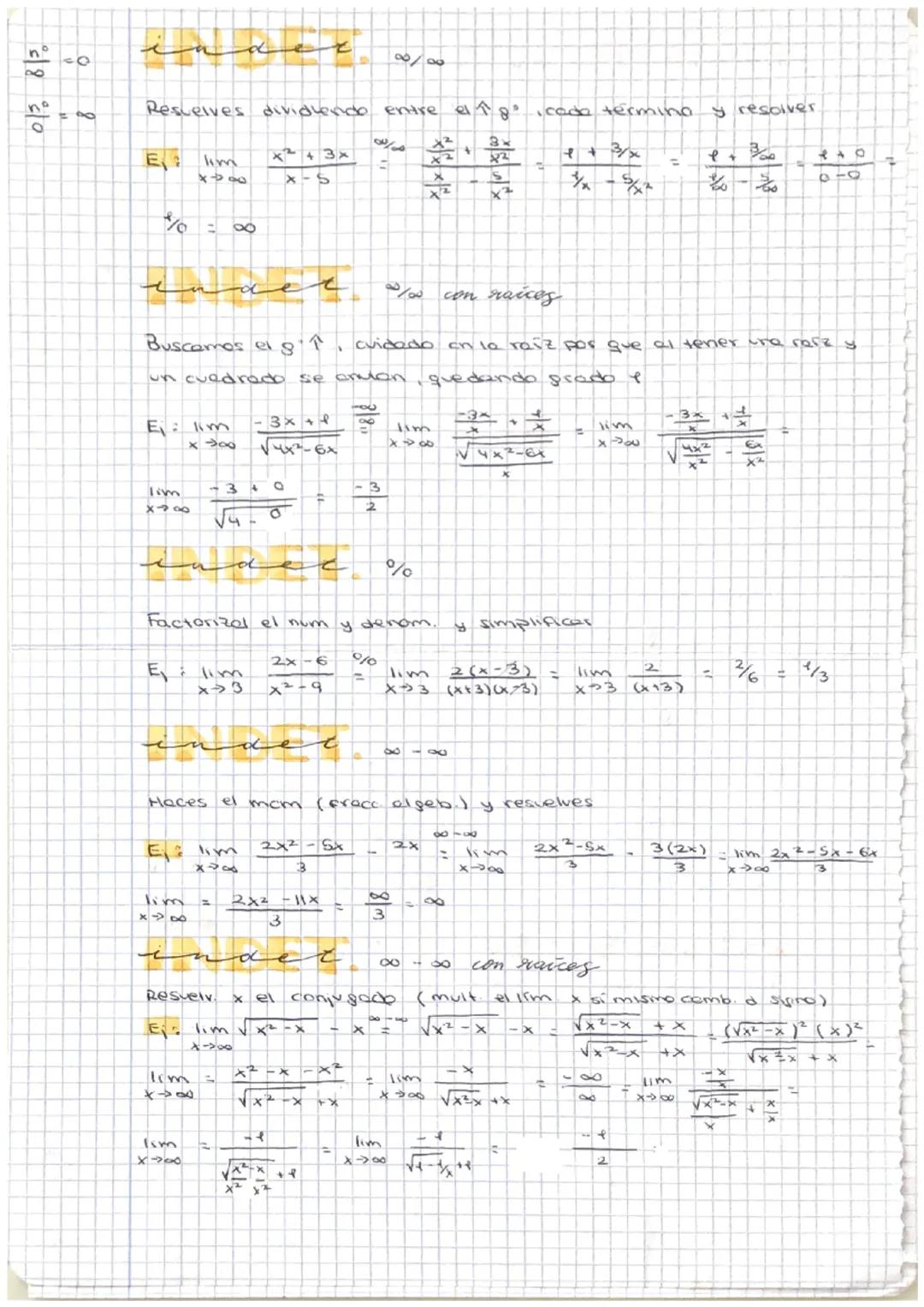to eas horizontales
Truco 9" del num 5 g denom.
Si une escntote es horizontal no puede ser oblicua
Elim
129
x3∞ x²+9
8
=
a
3AH y=Q
lim
0.000