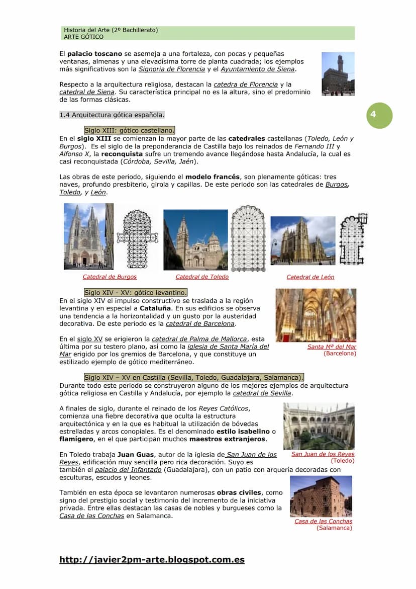 Historia del Arte (2º Bachillerato)
ARTE GÓTICO
Arte Gótico
Durante el siglo XII tuvo lugar un crecimiento notable de la población gracias a