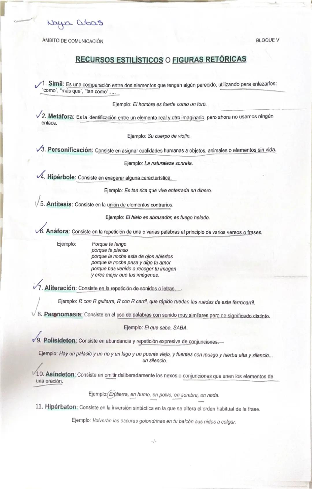 23 Figuras Retóricas y Recursos Estilísticos Explicados