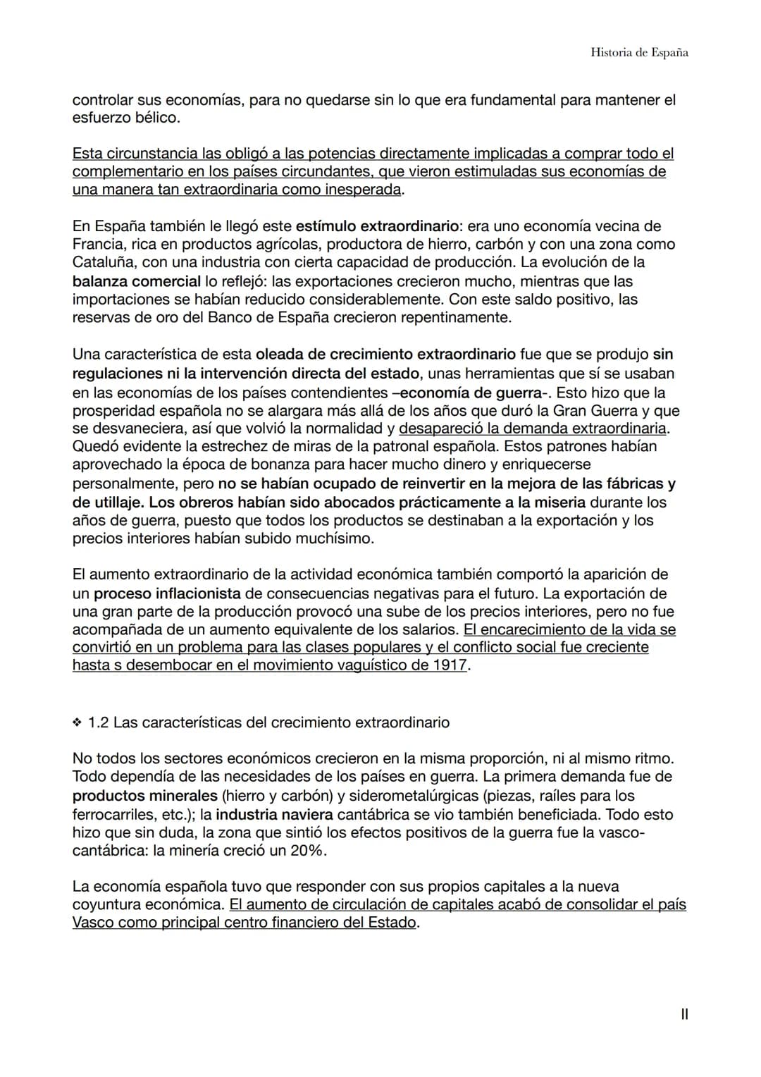 Historia de España
Tema 8 - La crisis de la Restauración i la Dictadura de Primo de Rivera
En la historia de Europa y del mundo, la Gran Gue