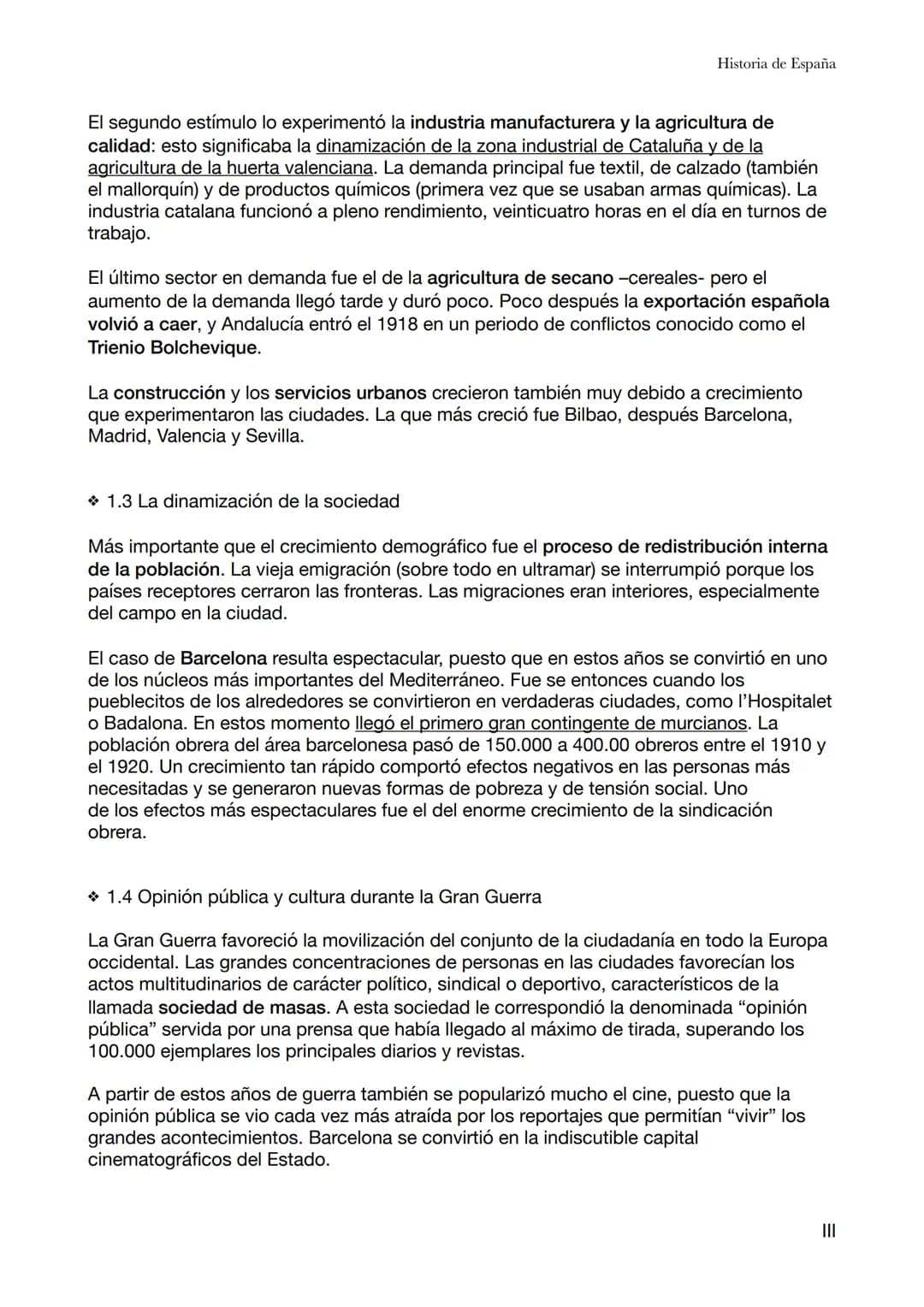 Historia de España
Tema 8 - La crisis de la Restauración i la Dictadura de Primo de Rivera
En la historia de Europa y del mundo, la Gran Gue