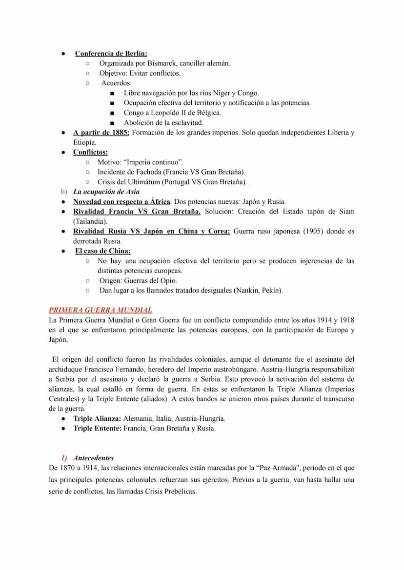 IMPERIALISMO
Definición: Es el fenómeno que implica el dominio de territorio por parte de las potencias
industriales. Aunque hubo formas de 