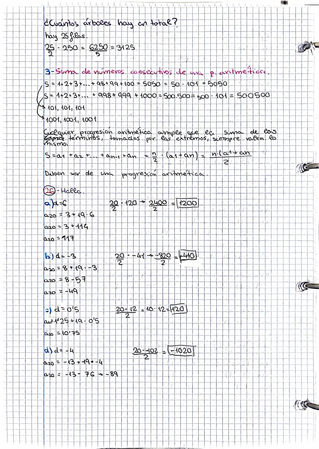 TEMA 6 SUCESIONES Y PROGRESIONES
1- Sucesion: Una sucesión es un conjunto de números ordenados.
Subindlice
as este elemento ocupa la 5ª posi