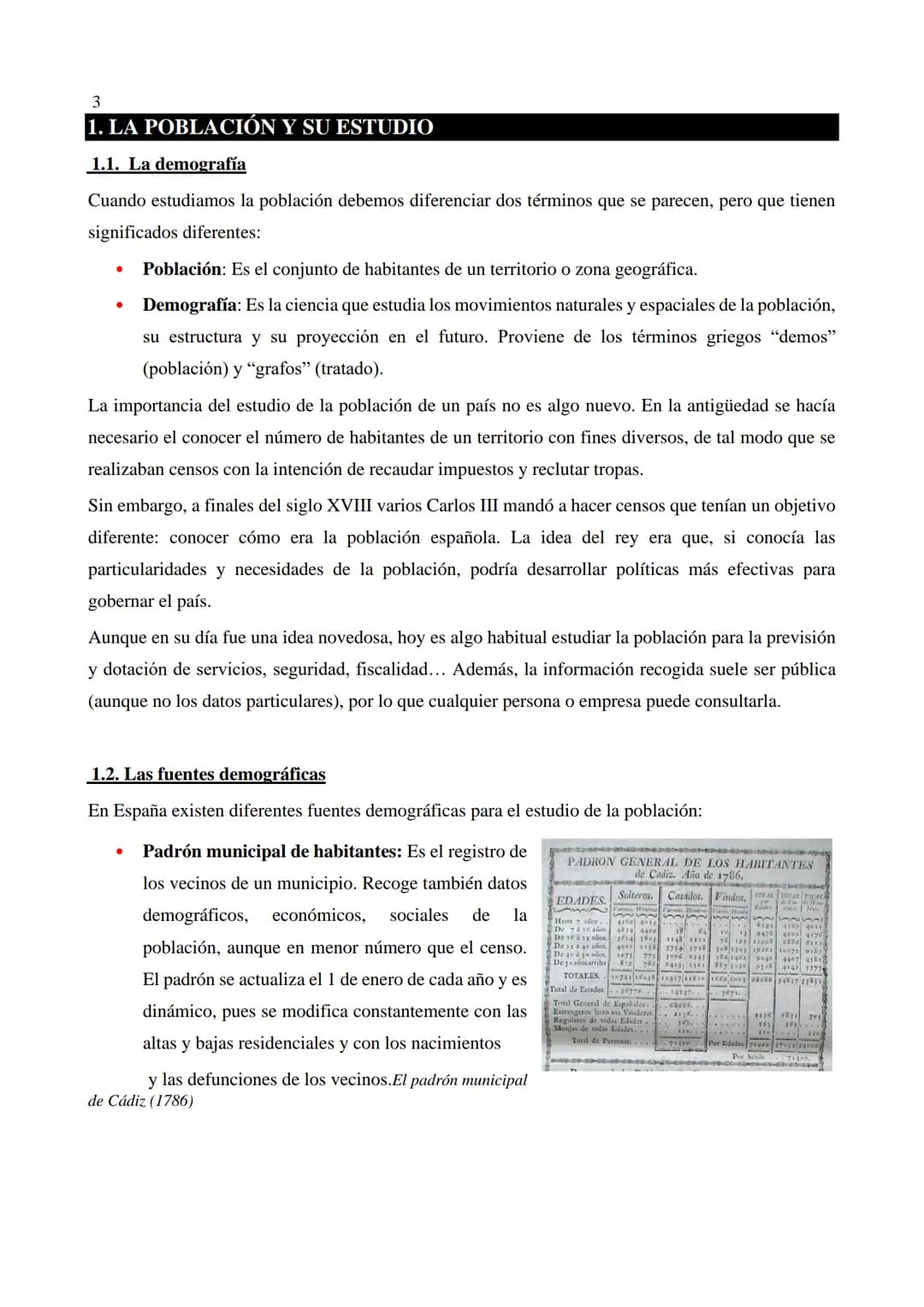 
<h2 id="11lademografa">1.1. La demografía</h2>
<p>Al estudiar la población, es importante diferenciar dos términos que pueden parecer igual