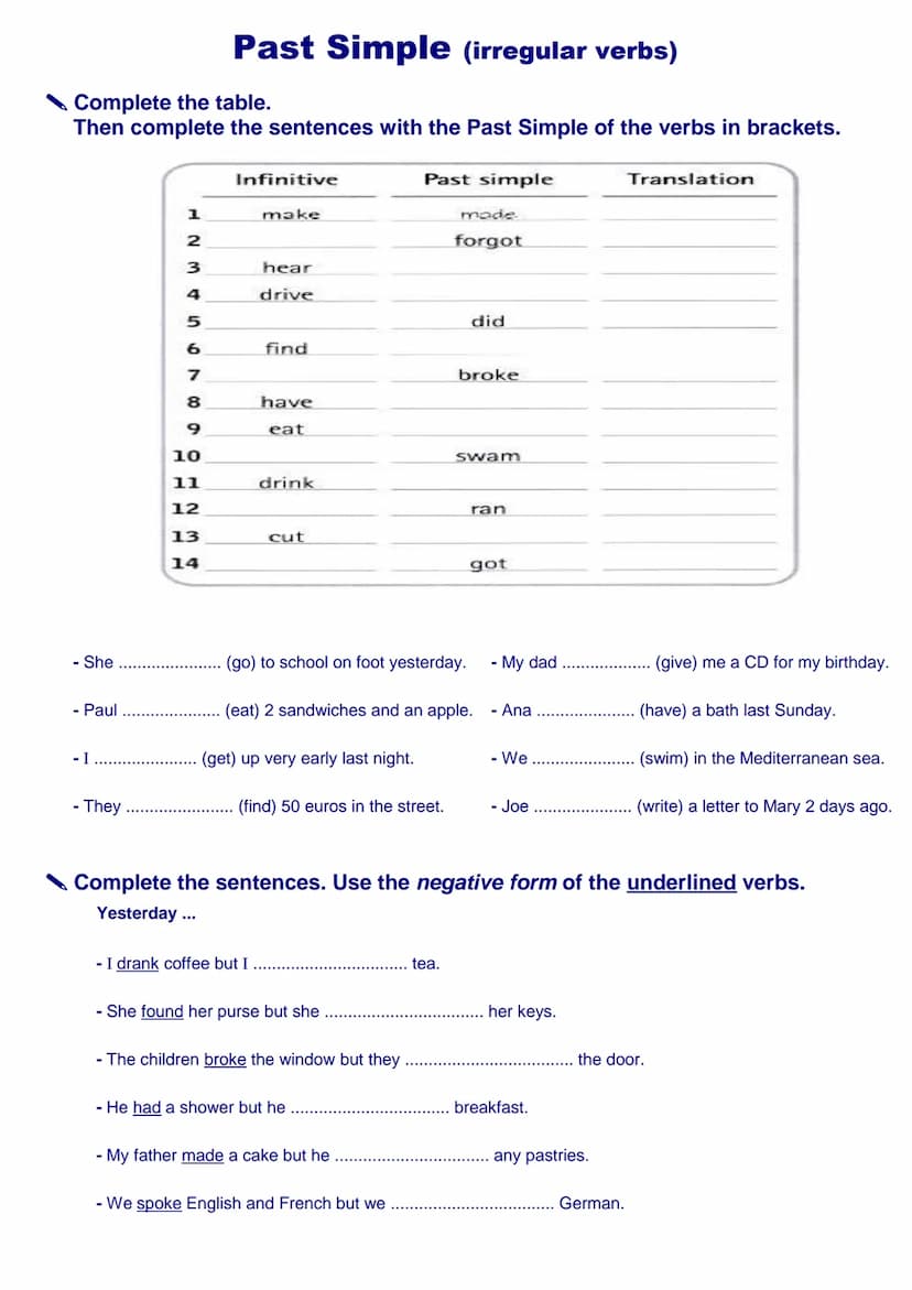 
<h2 id="regularverbs">Regular Verbs</h2>
<p><strong>Affirmative:</strong></p>
<p>The regular verbs in past simple form are as follows:</p>
