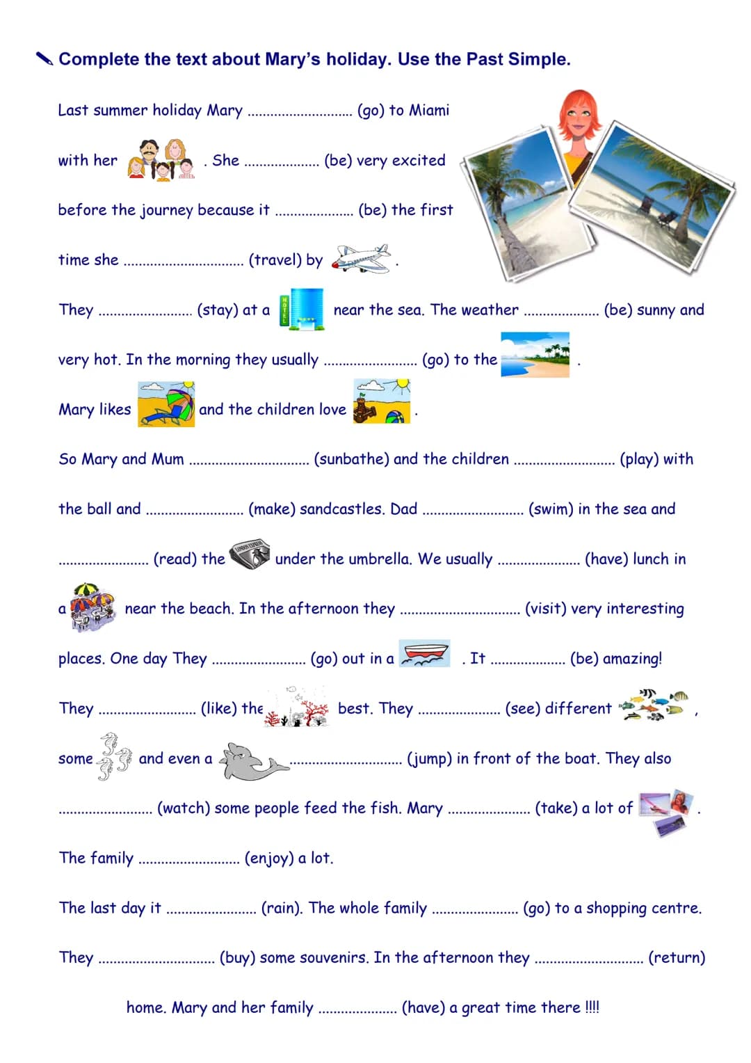 
<h2 id="regularverbs">Regular Verbs</h2>
<p><strong>Affirmative:</strong></p>
<p>The regular verbs in past simple form are as follows:</p>
