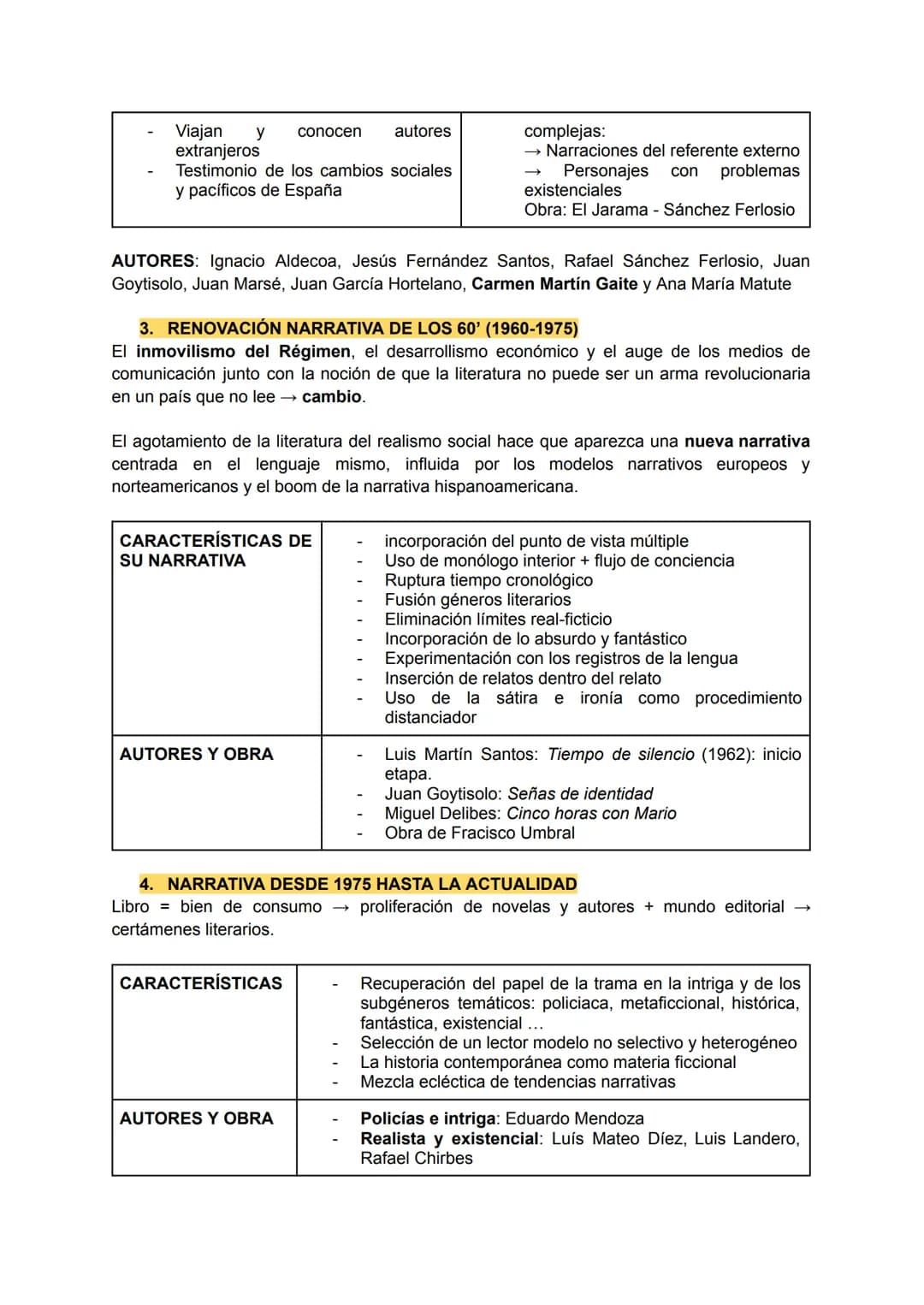 CONTEXTO HISTÓRICO
Con la victoria de Franco (1936) comienza un régimen totalitario. Sus consecuencias son:
CARMEN MARTÍN GAITE
● Ruptura co