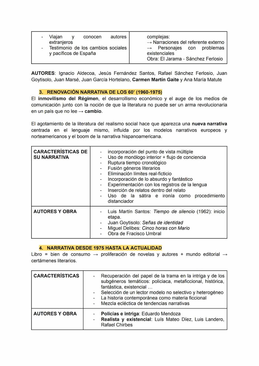 CONTEXTO HISTÓRICO
Con la victoria de Franco (1936) comienza un régimen totalitario. Sus consecuencias son:
CARMEN MARTÍN GAITE
● Ruptura co