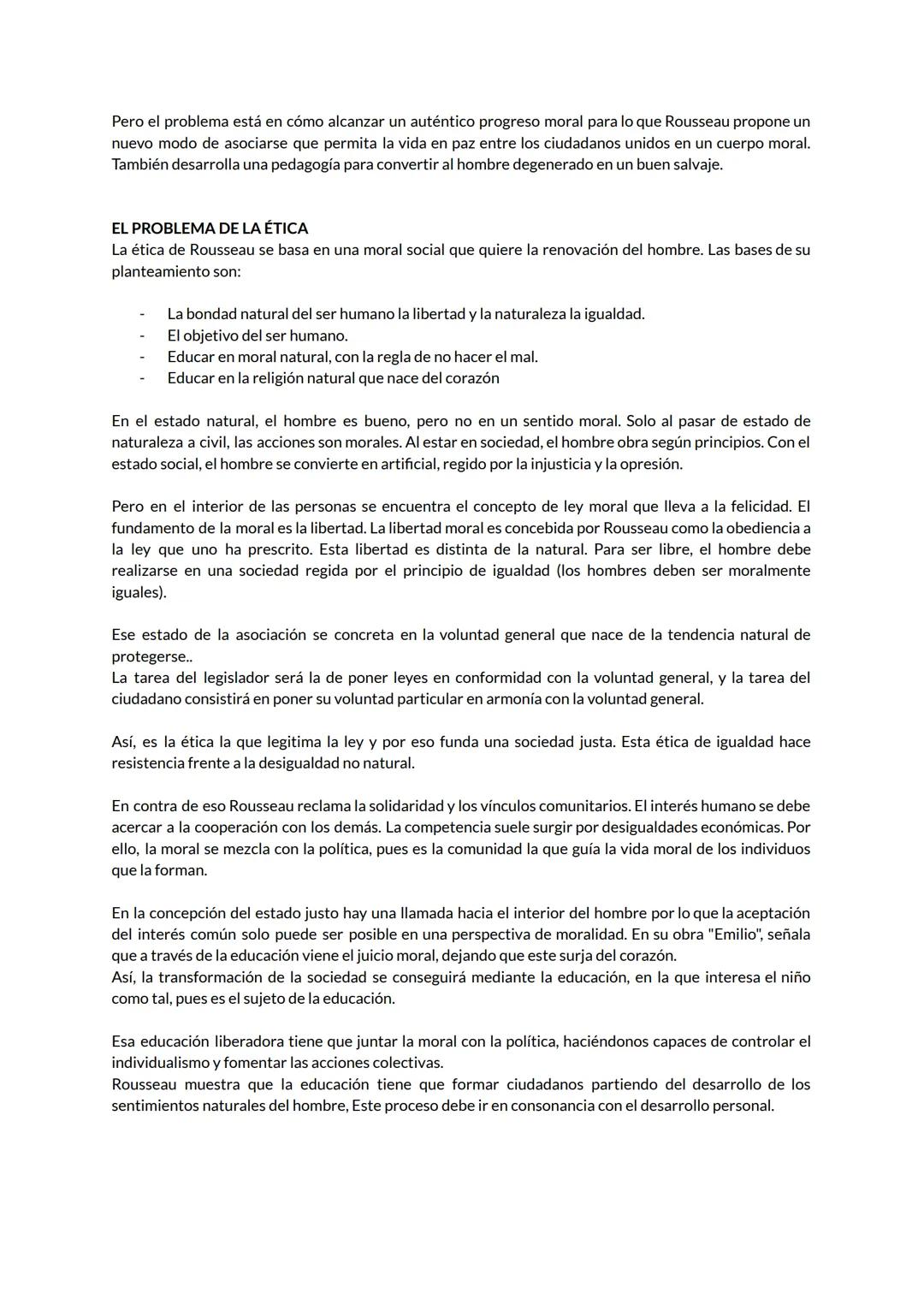 # ROUSSEAU

EL PROBLEMA DE LA ANTROPOLOGÍA
Durante la ilustración se consideraba que la cultura y el desarrollo de la ciencia habían mejorad