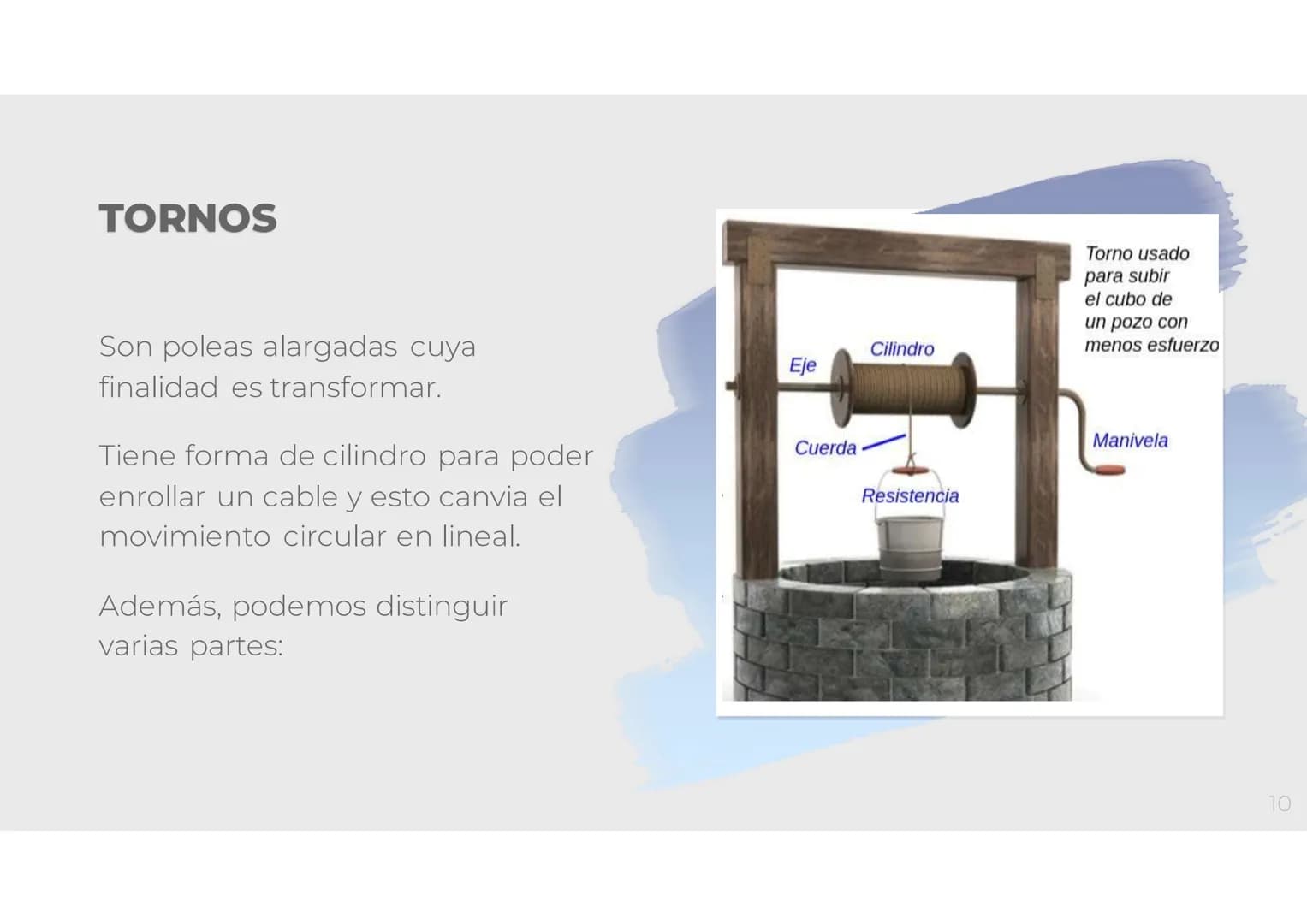 MECANISMOS INDICE
●
●
Poleas y Polispastos
Poleas
●
●
Polipastos
Tornos
Engranajes
●
Engranajes Individuales
Tren de Engranajes
Transmisión 