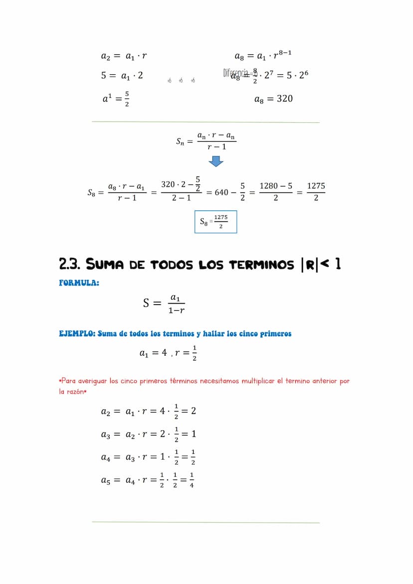 
<h2 id="progresinaritmtica">Progresión Aritmética</h2>
<p>Una progresión aritmética es una sucesión en la que cada término (menos el primer