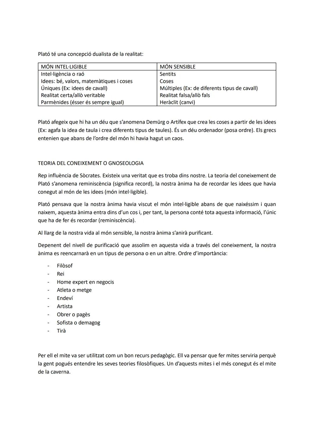 ALLÒ VERITABLE
TEMA 3: PLATÓ
CONTEXT HISTÒRIC I SOCIAL
Plató va viure del 427 - 347 aC (del s V al IV aC). La vida de Paltó viu marcada per 