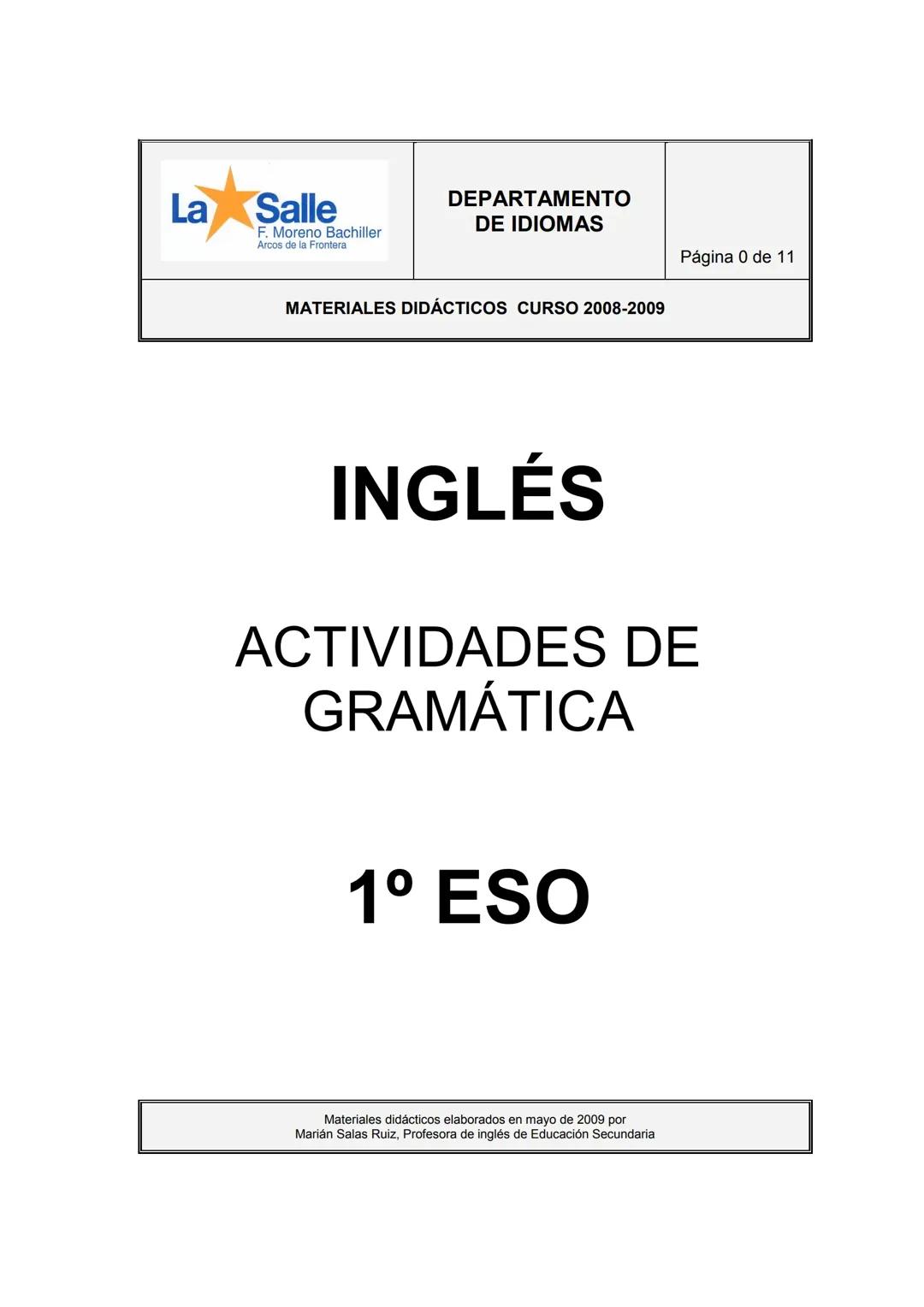 Fun English Grammar Activities for 1st Year ESO: Learn Personal Pronouns and Simple vs. Continuous Tenses