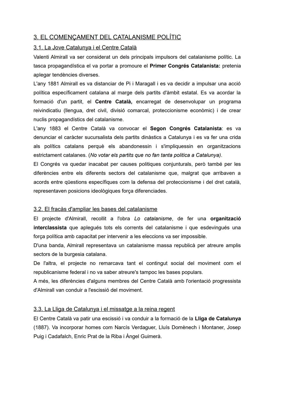 TEMA 8. ORÍGENS I CONSOLIDACIÓ DEL CATALANISME
(1833-1901)
1. FONAMENTS CULTURALS: LA RENAIXENÇA
La Renaixença va ser un moviment cultural i