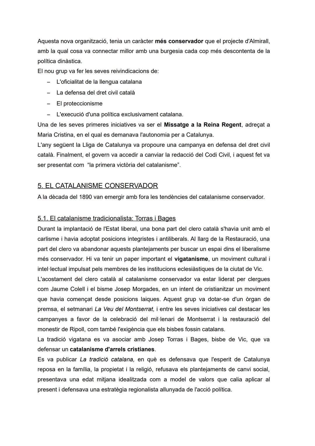 TEMA 8. ORÍGENS I CONSOLIDACIÓ DEL CATALANISME
(1833-1901)
1. FONAMENTS CULTURALS: LA RENAIXENÇA
La Renaixença va ser un moviment cultural i