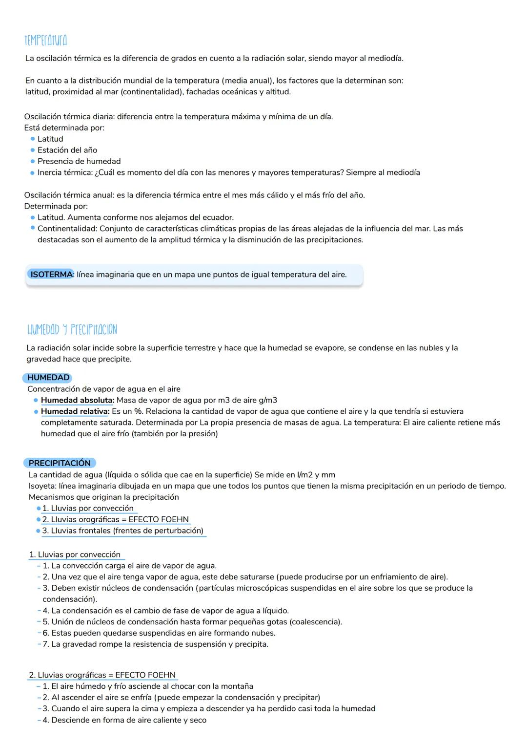 # Bloque ?

El clima Elementos factores y grandes dominios climaticos

# Tiempo y clima

DEFINICIONES

TIEMPO ATMOSFÉRICO

Situación atmosfé