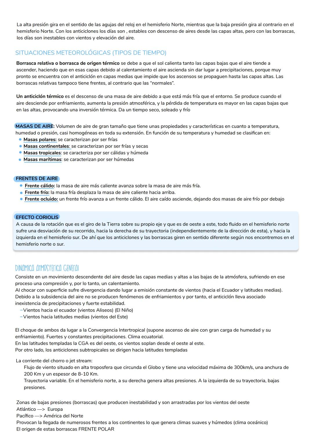 # Bloque ?

El clima Elementos factores y grandes dominios climaticos

# Tiempo y clima

DEFINICIONES

TIEMPO ATMOSFÉRICO

Situación atmosfé