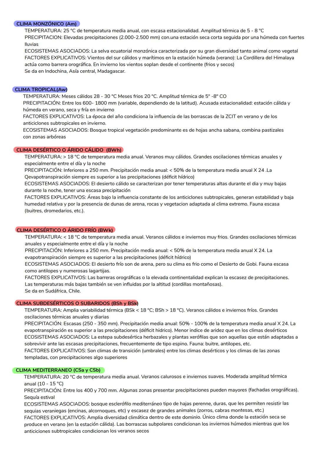 # Bloque ?

El clima Elementos factores y grandes dominios climaticos

# Tiempo y clima

DEFINICIONES

TIEMPO ATMOSFÉRICO

Situación atmosfé