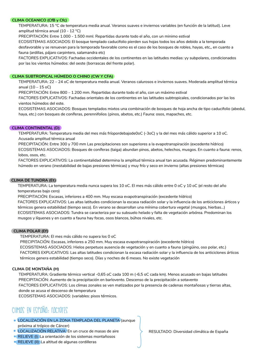 # Bloque ?

El clima Elementos factores y grandes dominios climaticos

# Tiempo y clima

DEFINICIONES

TIEMPO ATMOSFÉRICO

Situación atmosfé