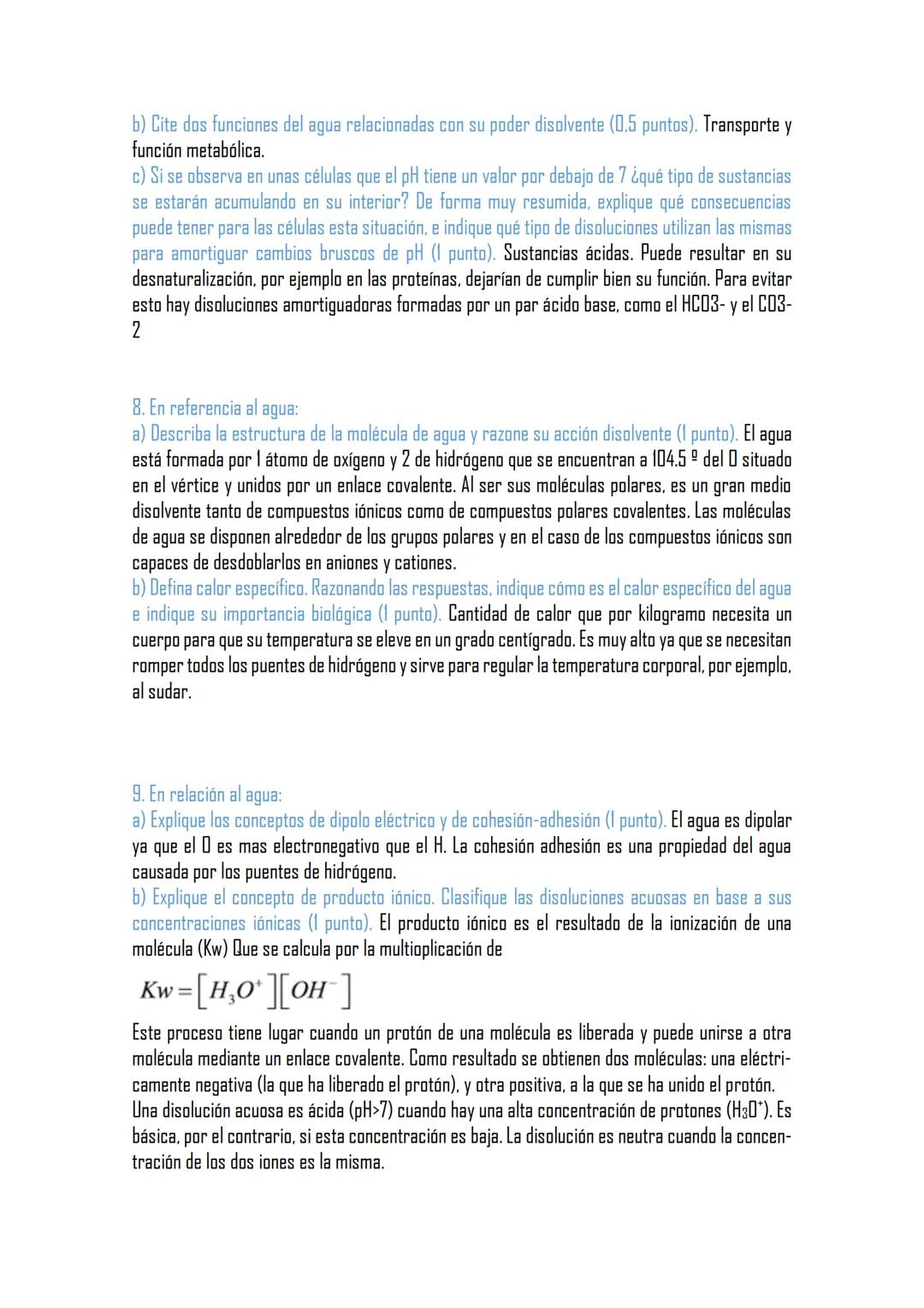 PREGUNTAS AGUA, SALES MINERALES, AGUA

1. En relación con las sales minerales en los organismos vivos:
a) Explique en qué situación las célu