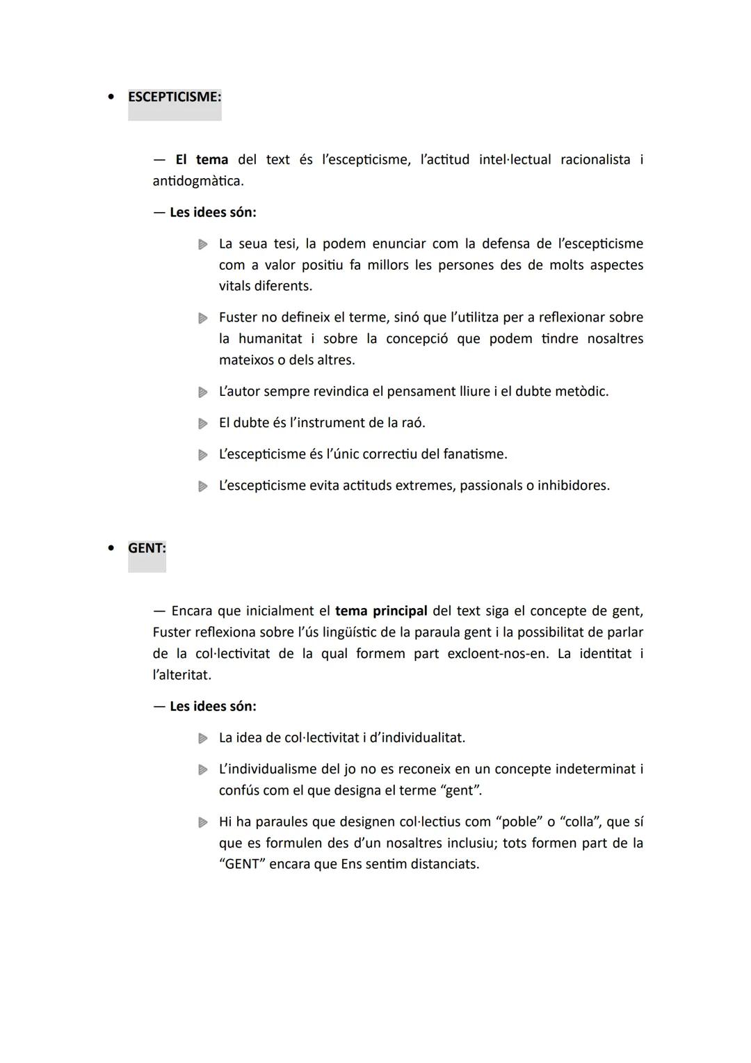 Lucía Escoín.

PREGUNTES DE DICCIONARI PER A OCIOSOS (JOAN FUSTER)

за) Respecte al contingut o a la temàtica.

1)identifica una de les idee