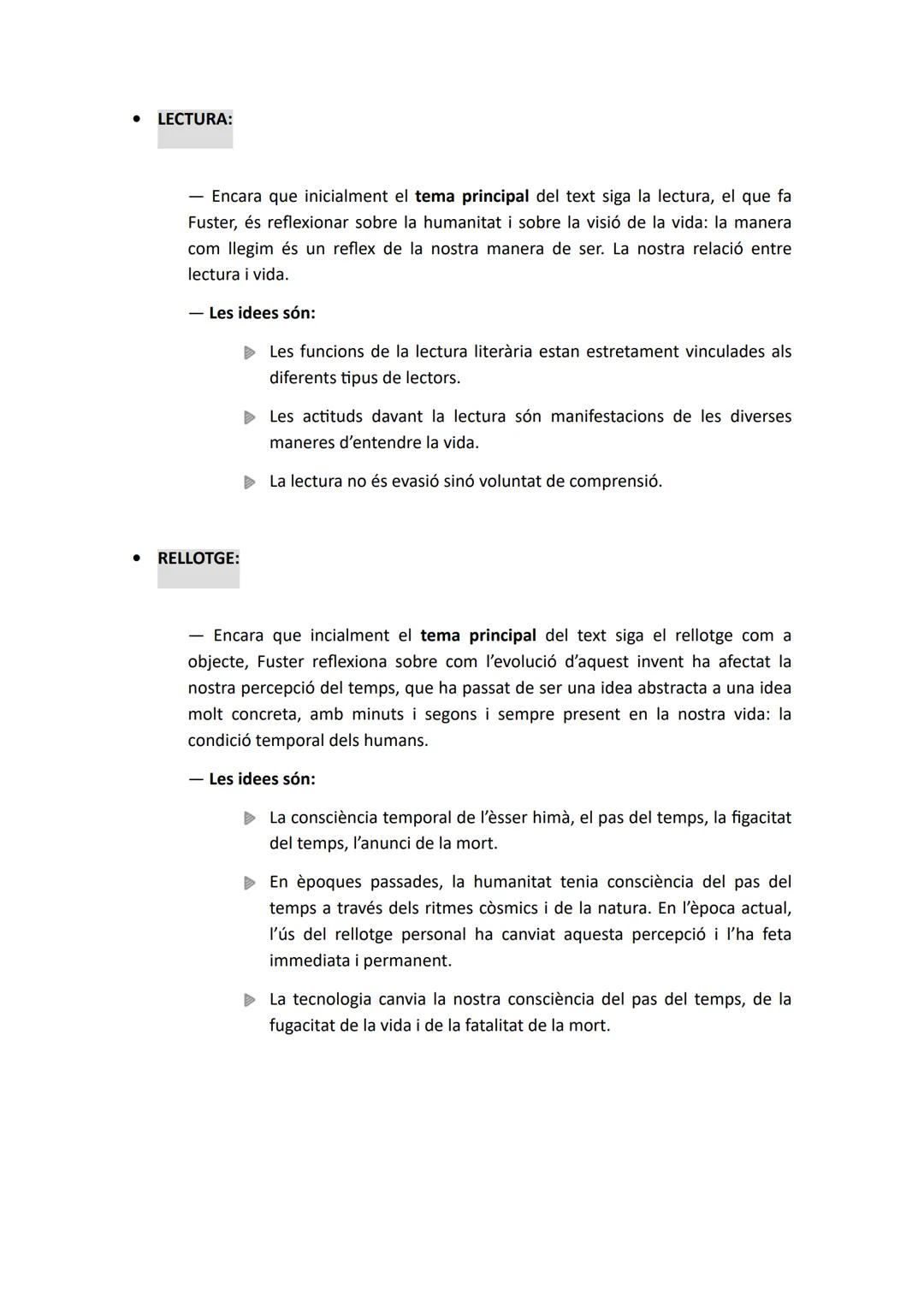 Lucía Escoín.

PREGUNTES DE DICCIONARI PER A OCIOSOS (JOAN FUSTER)

за) Respecte al contingut o a la temàtica.

1)identifica una de les idee