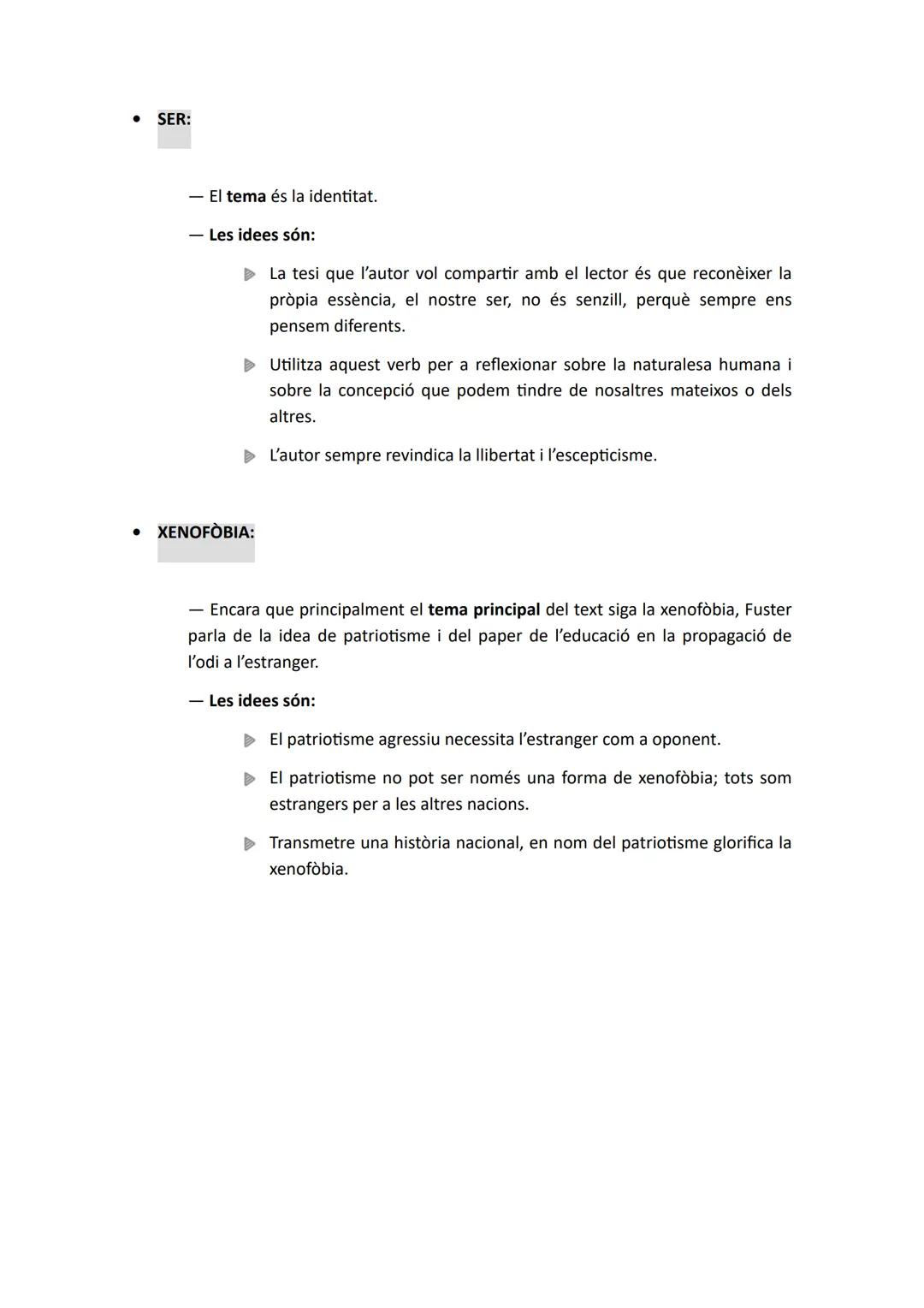 Lucía Escoín.

PREGUNTES DE DICCIONARI PER A OCIOSOS (JOAN FUSTER)

за) Respecte al contingut o a la temàtica.

1)identifica una de les idee