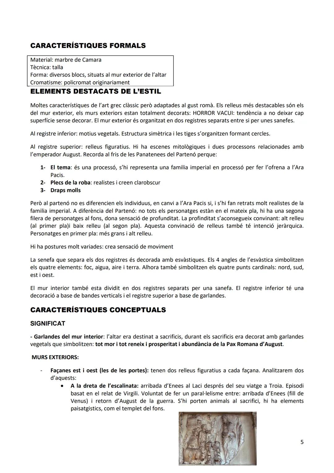 Escultura Romana
Té dos importants precedents:
- Grècia
- Etrúcia (etruscus): n'hereda interès per el realisme, l'escultura funerària i el r