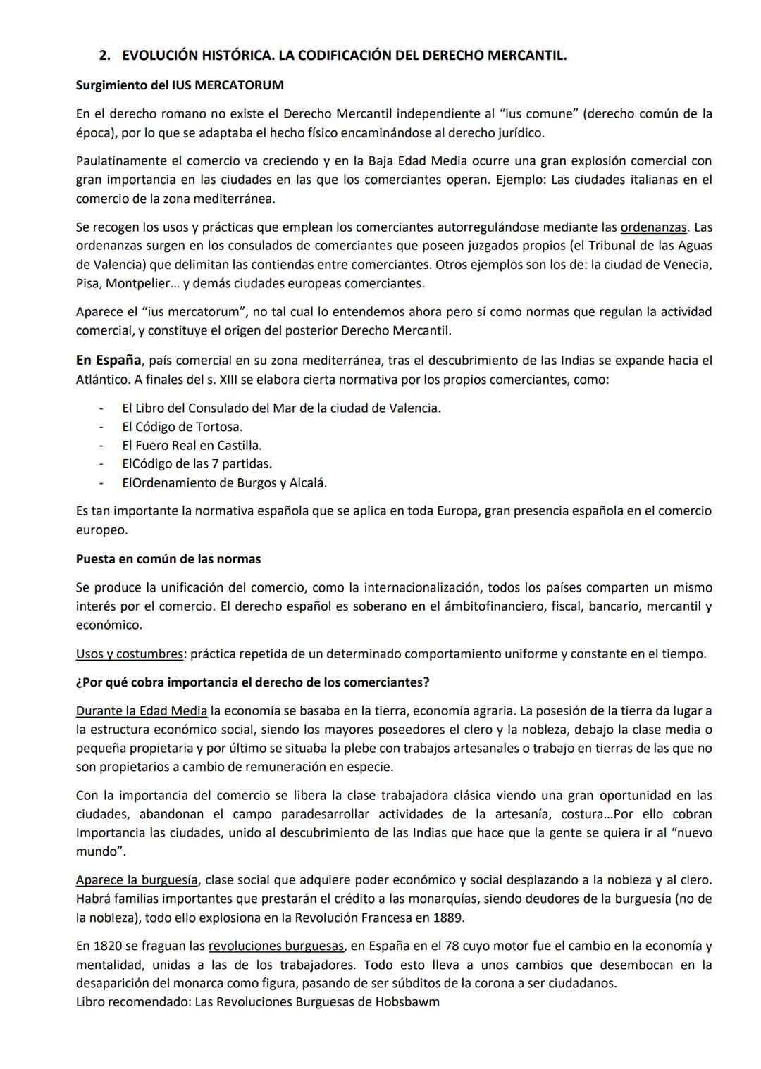 TEMA 1. CONCEPTO Y CARACTERÍSTICAS GENERALES DEL DERECHO MERCANTIL.
1. CONCEPTO DE DERECHO MERCANTIL.
El derecho mercantil forma parte del d