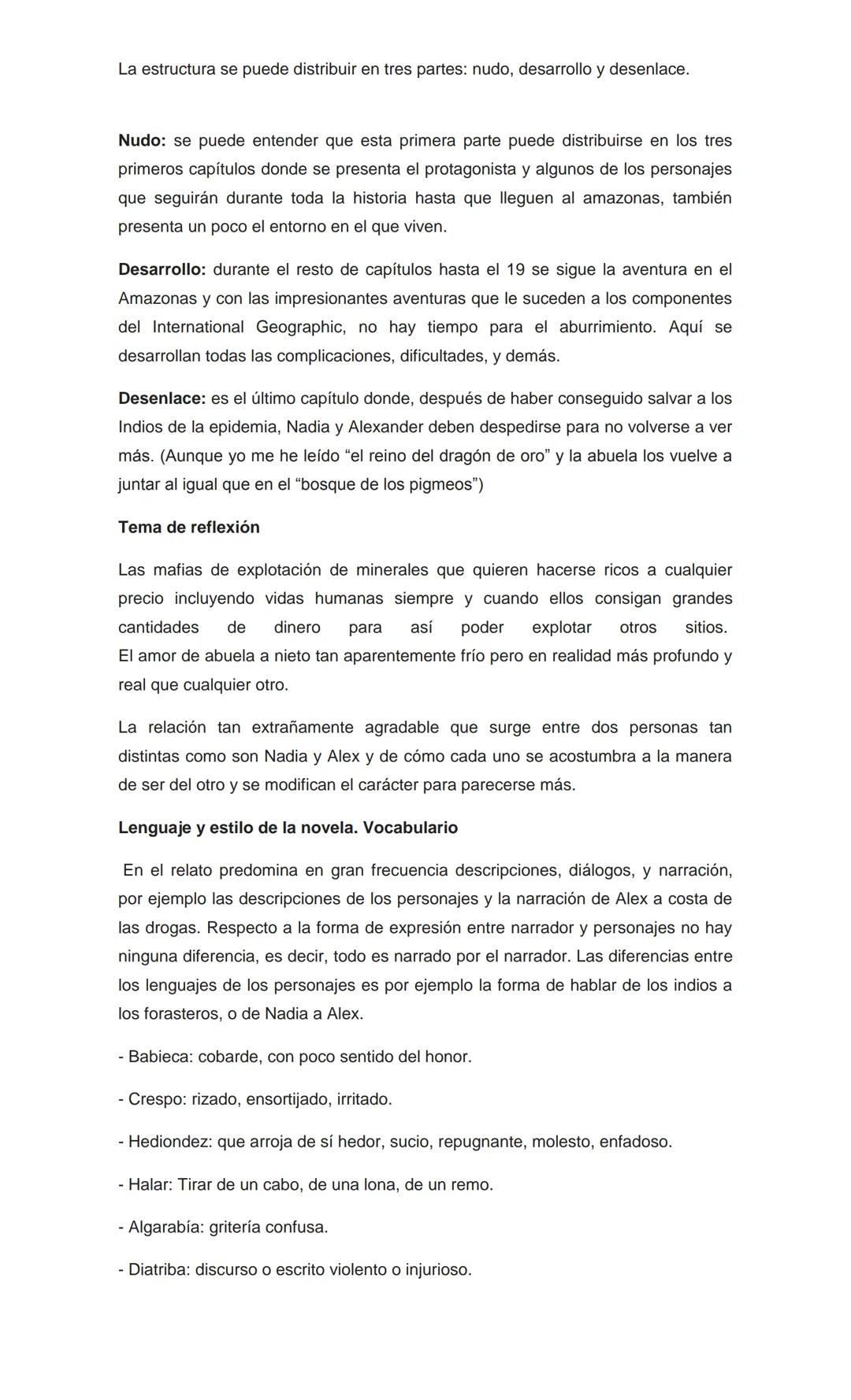 RESUMEN POR CAPITULOS MAS UN ANALISIS COMPLETO DEL LIBRO
DE ISABEL ALLENDE "LA CIUDAD DE LAS BESTIAS"
CAPITULO 1 "LA PESADILLA"
Alexander Co