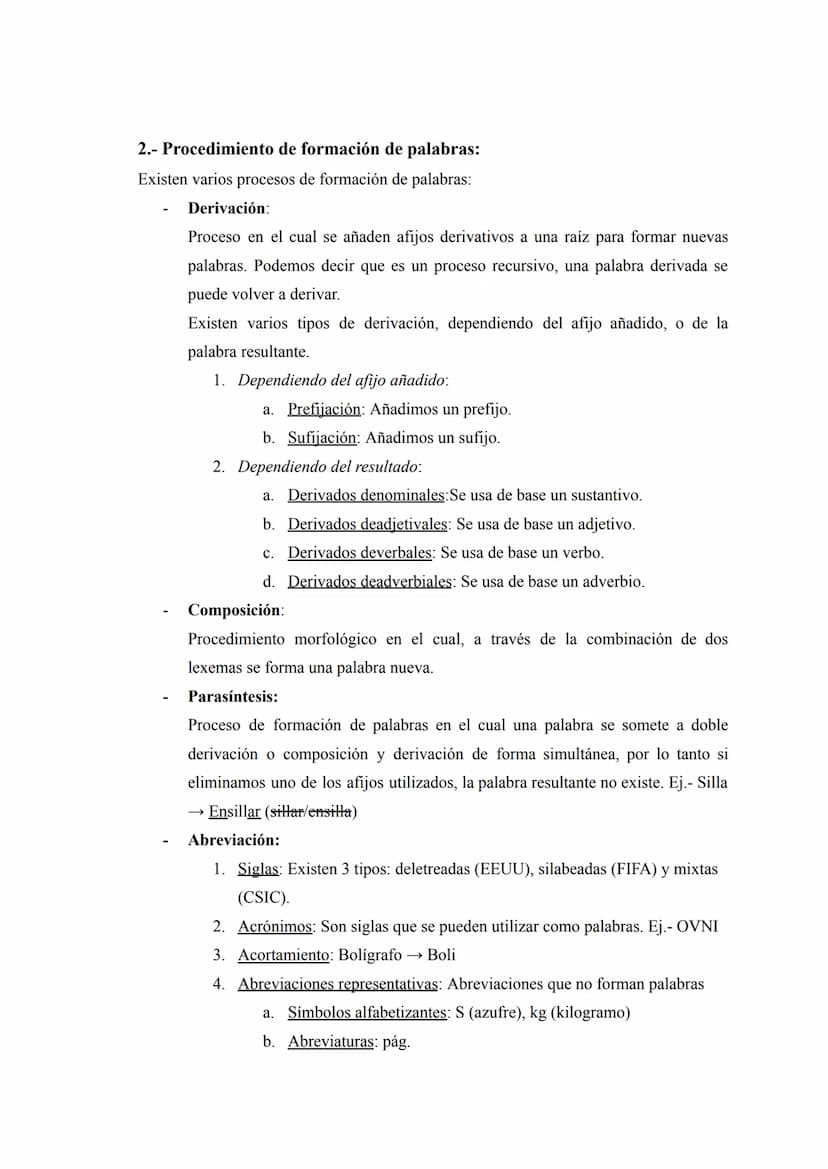 Morfología:
1.- El morfema
Definimos morfema como la unidad mínima del análisis lingüístico que tiene
significado. Los morfemas pertenecen a