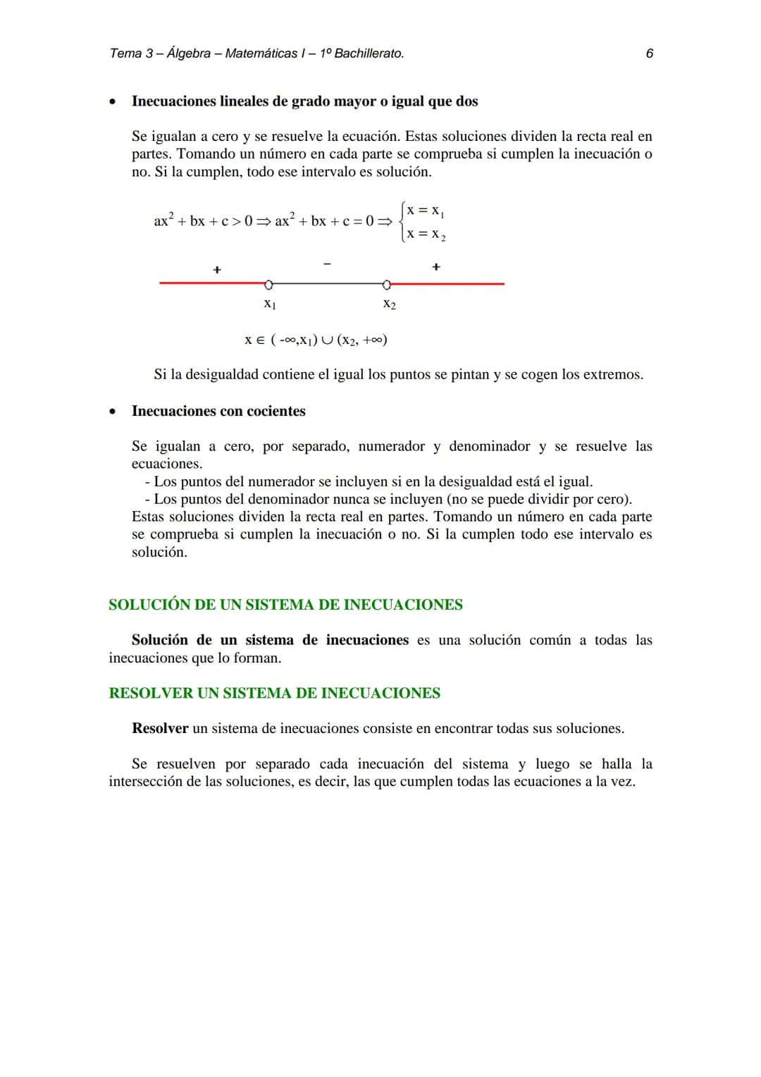Tema 3 - Álgebra - Matemáticas 1 - 1º Bachillerato.
TEMA 3 - ÁLGEBRA
3.1-FACTORIZACIÓN DE POLINOMIOS
LA DIVISIBILIDAD EN LOS POLINOMIOS
Un p