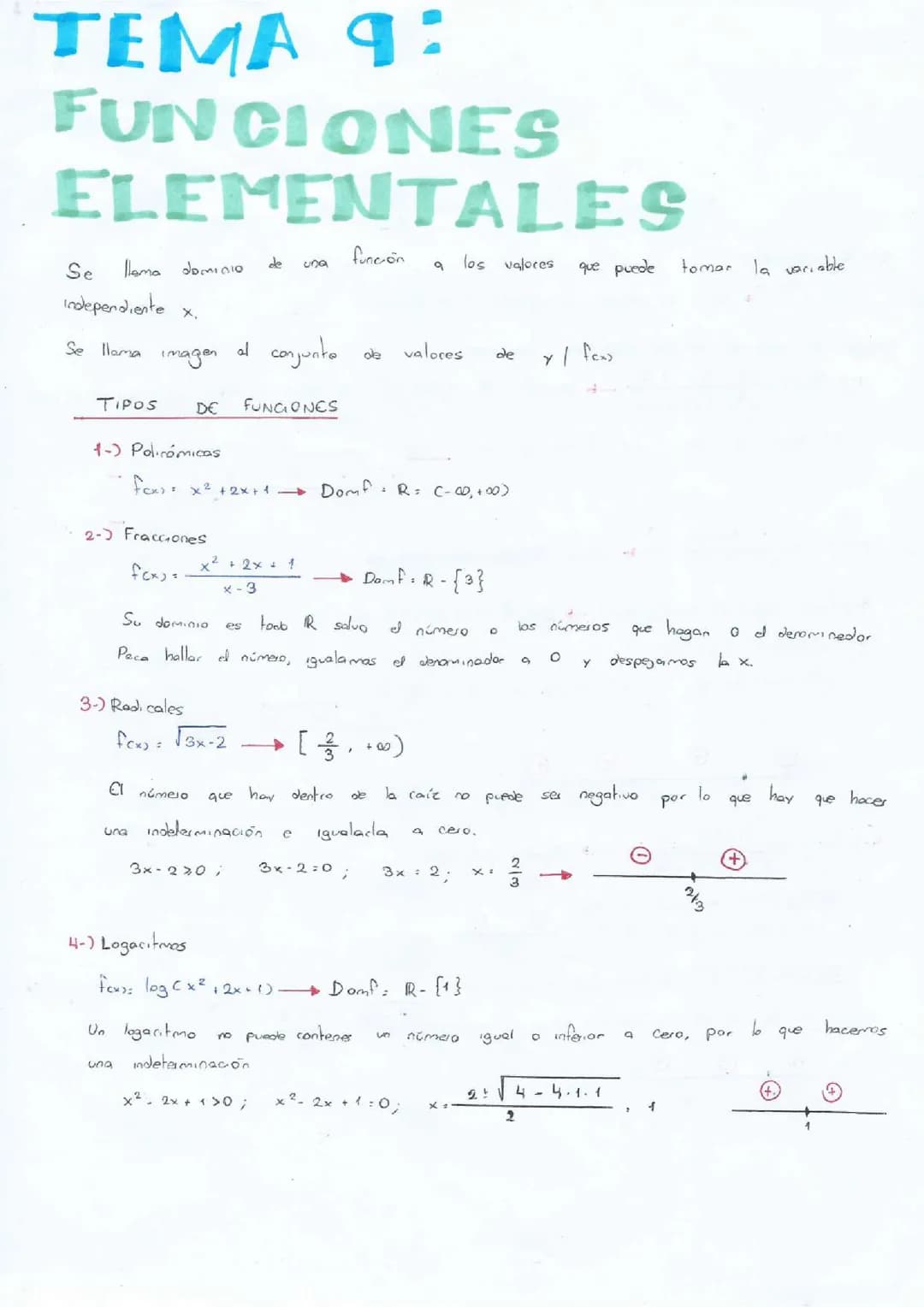 Funciones Elementales